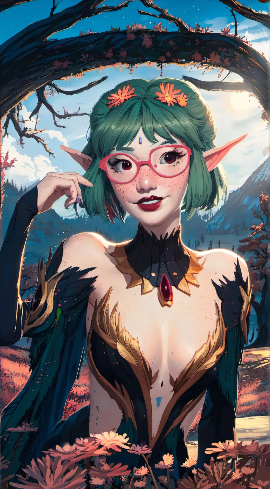 ai character: Melanie martinez  background