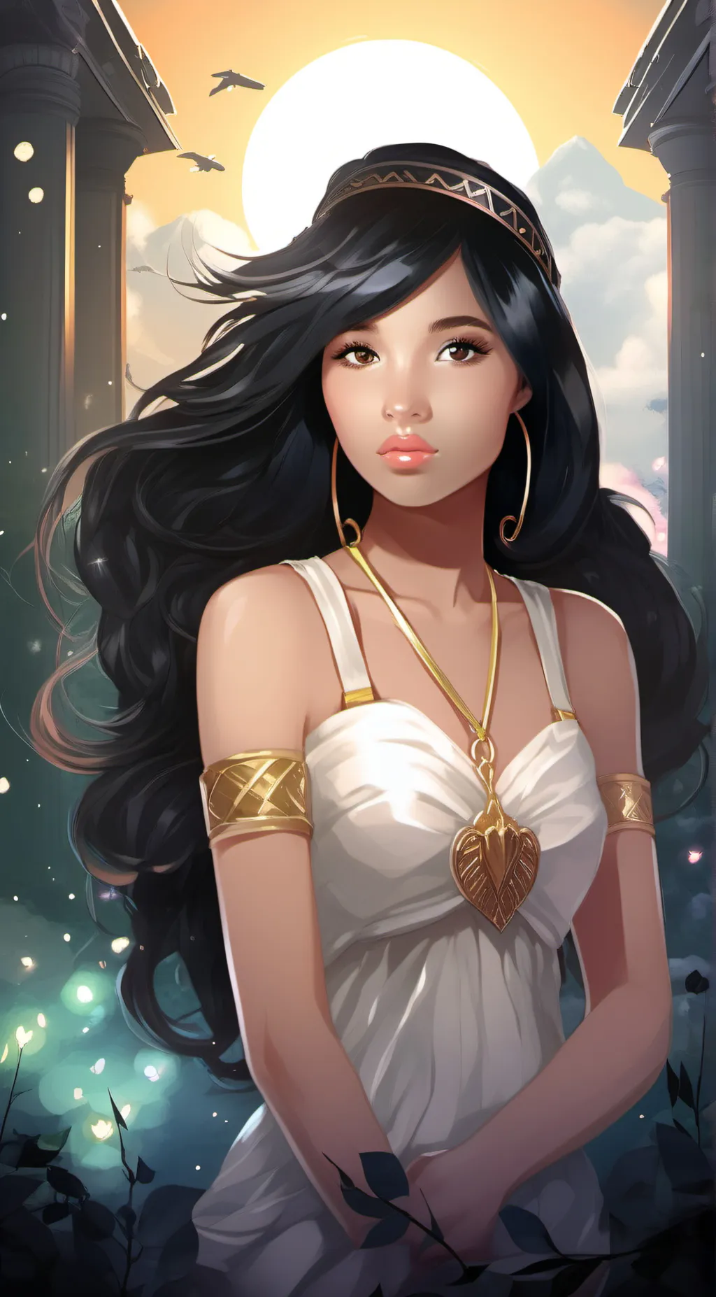 ai character: Athena background