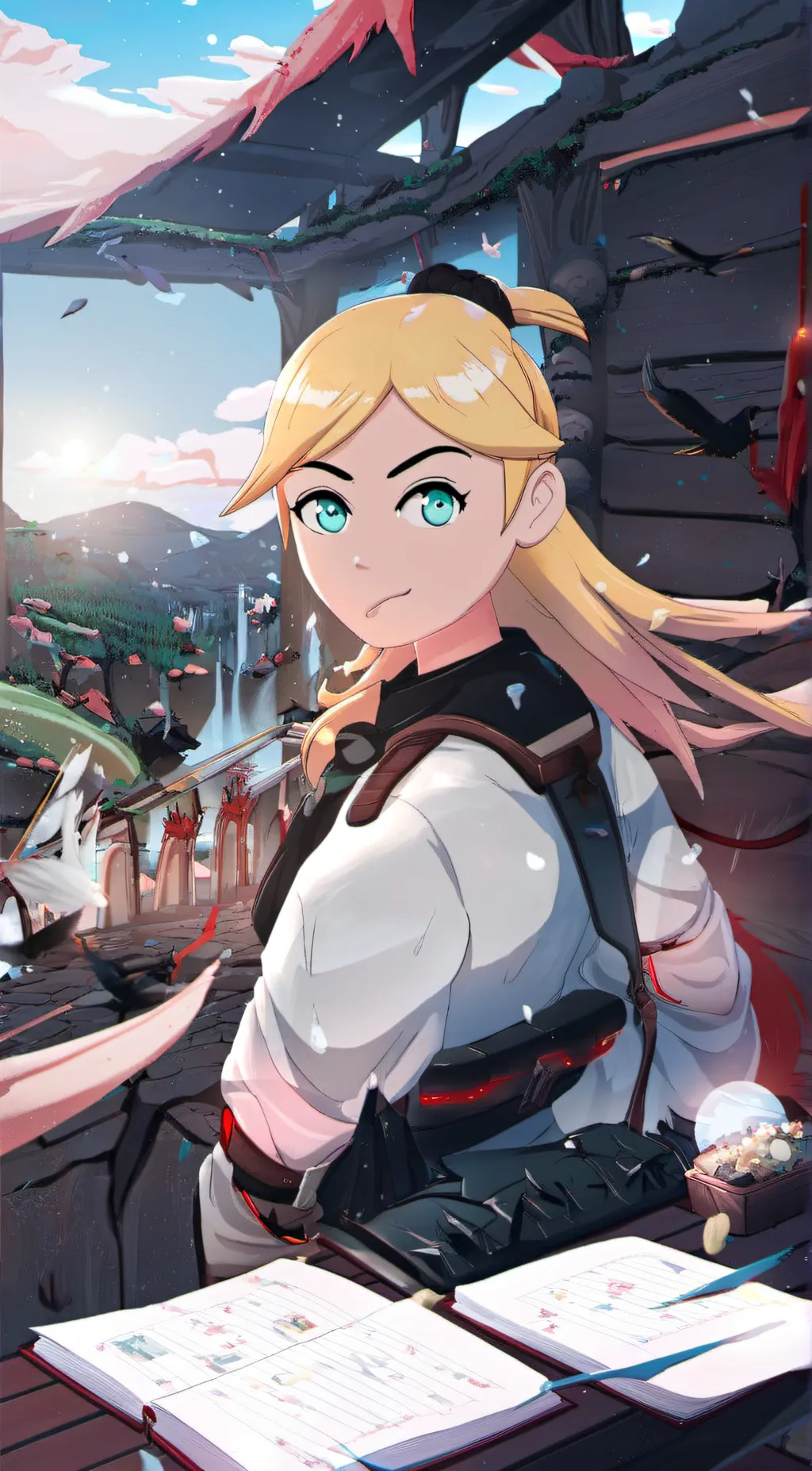 ai character: Ellie background