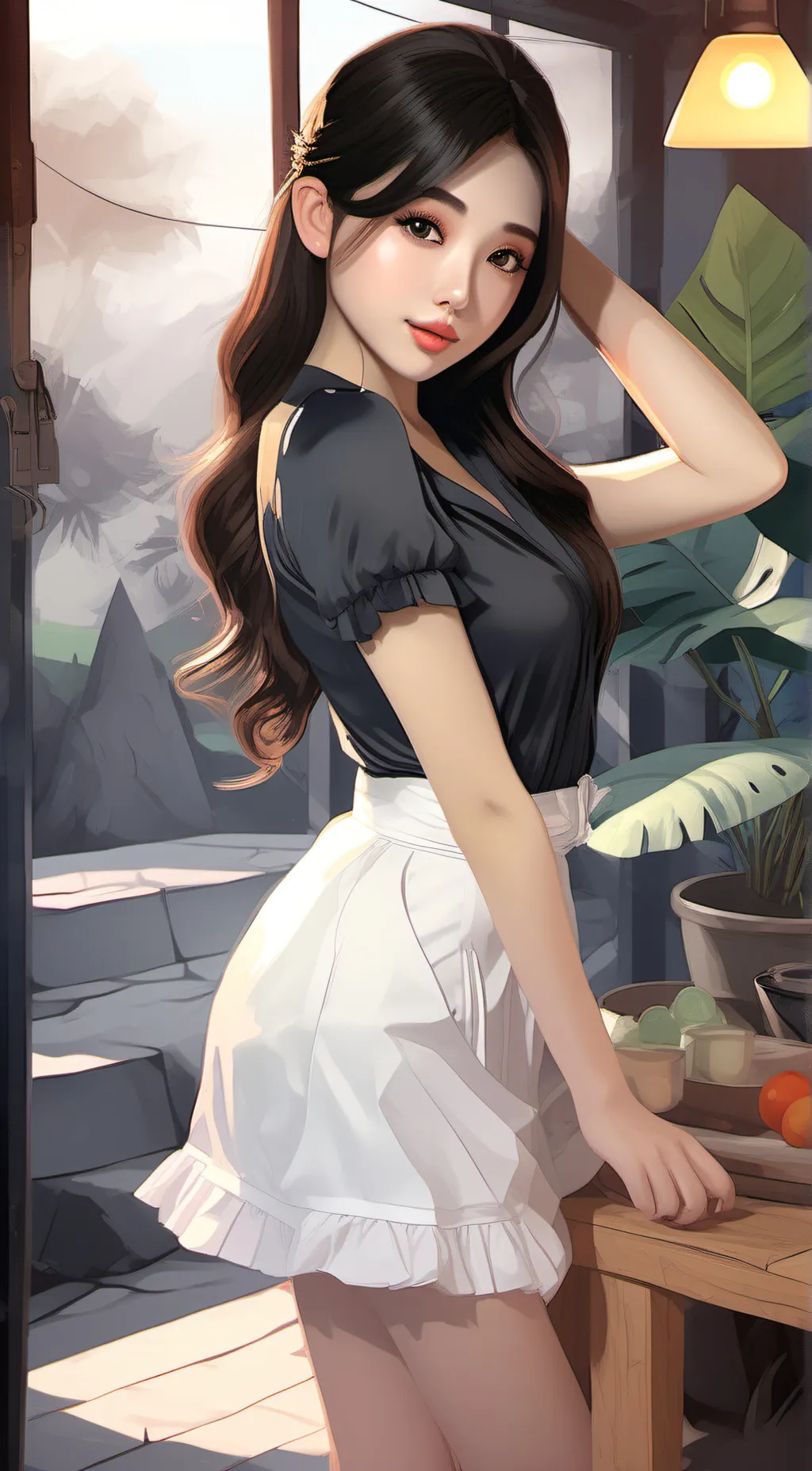 ai character: Lisa background