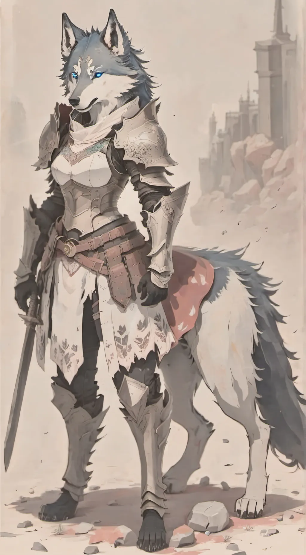 ai character: Luna background