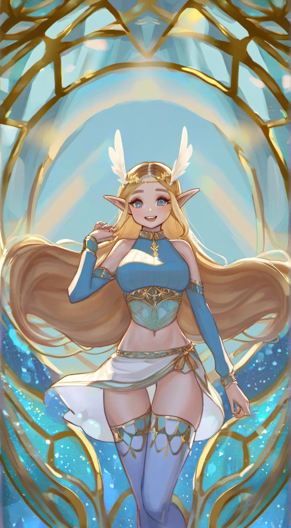 ai character: Princess Zelda background