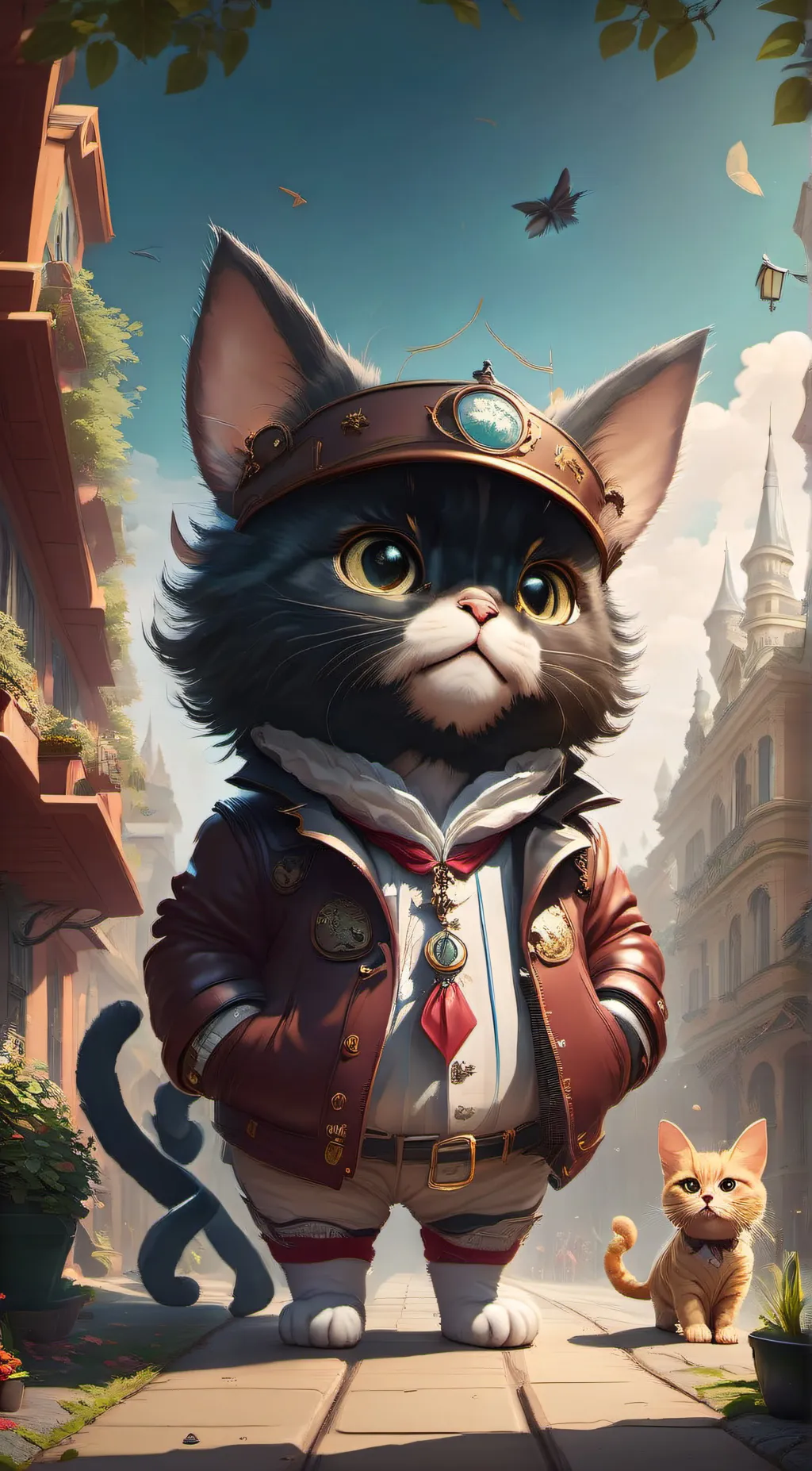 ai character: lily and mia rose background