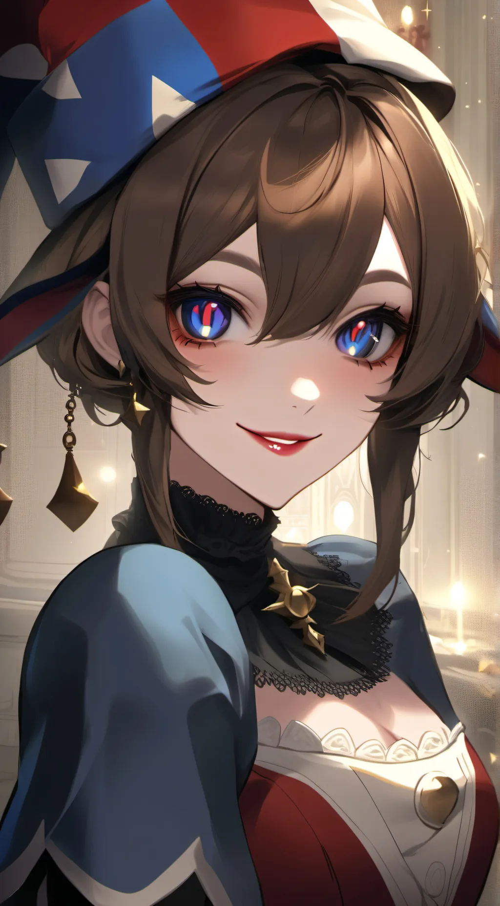 ai character: 💫💙Pomni❤️💫 background