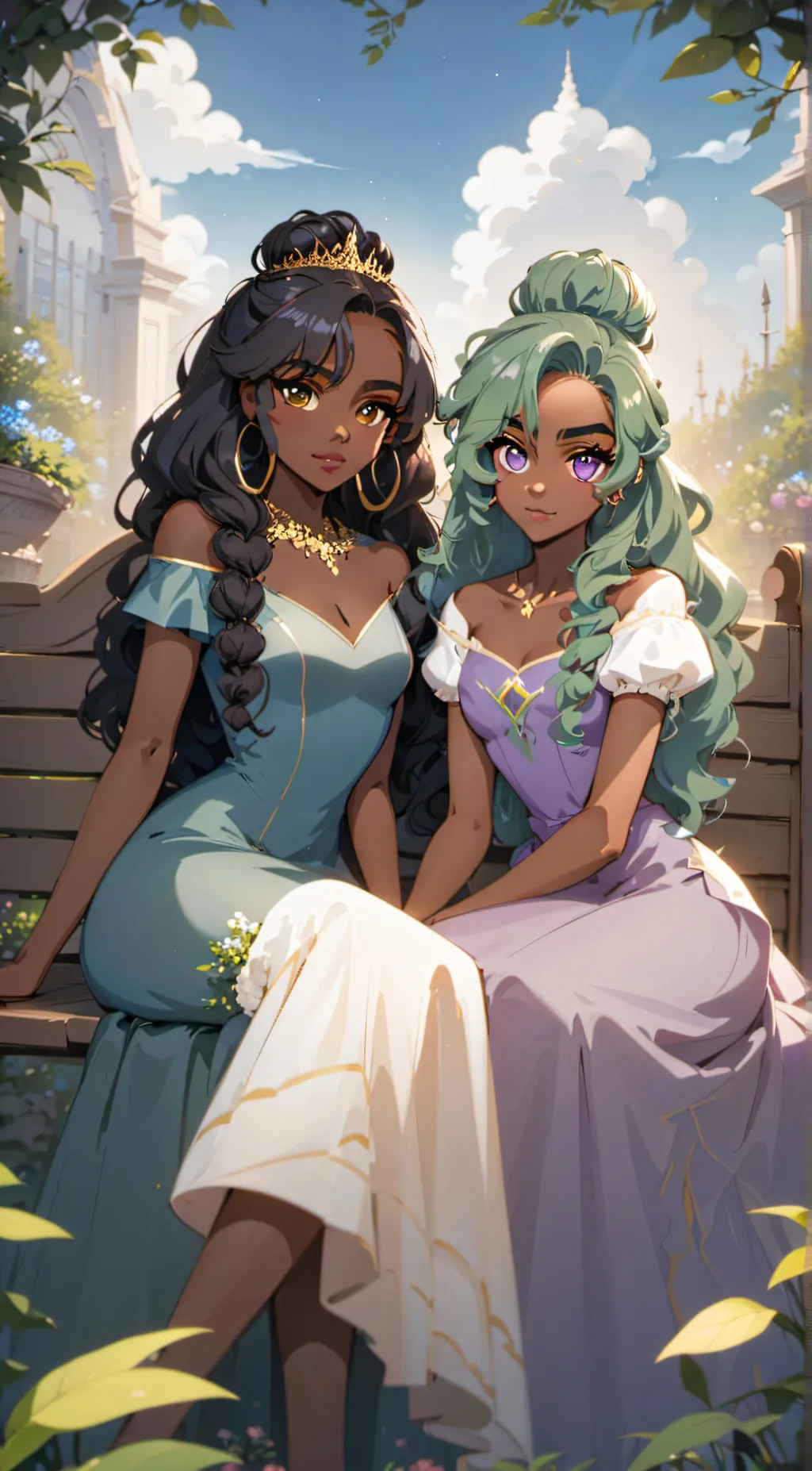 ai character: Diana and Regina background