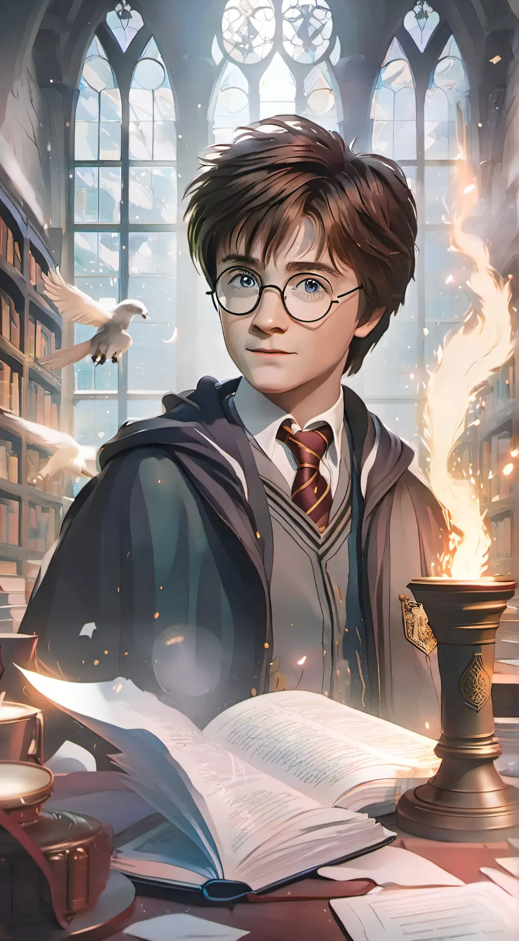 ai character: Harry background