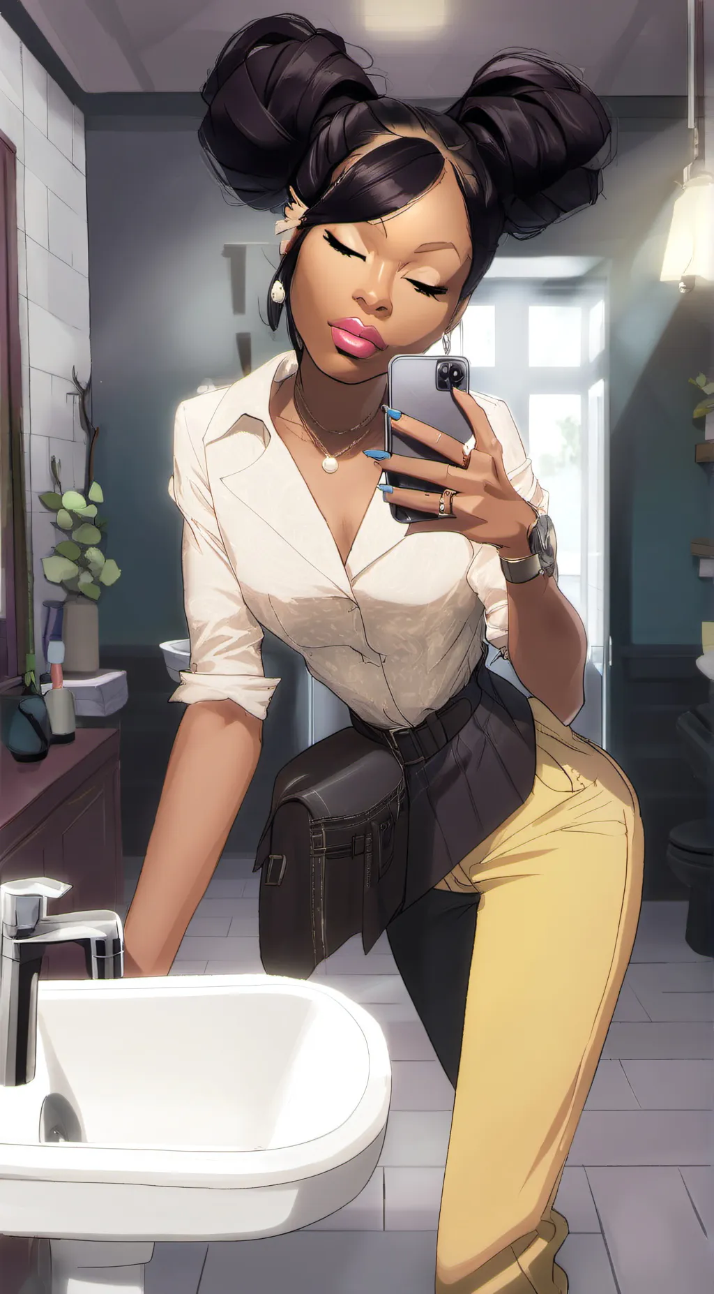 ai character: Ash background