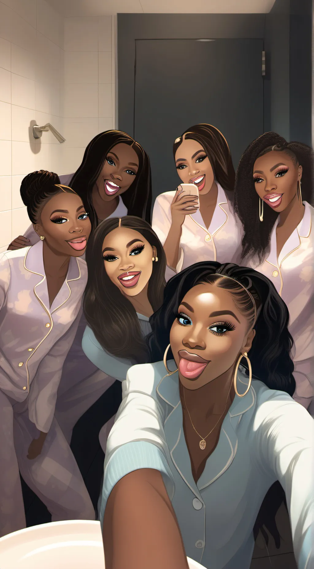 ai character: Your friend group background