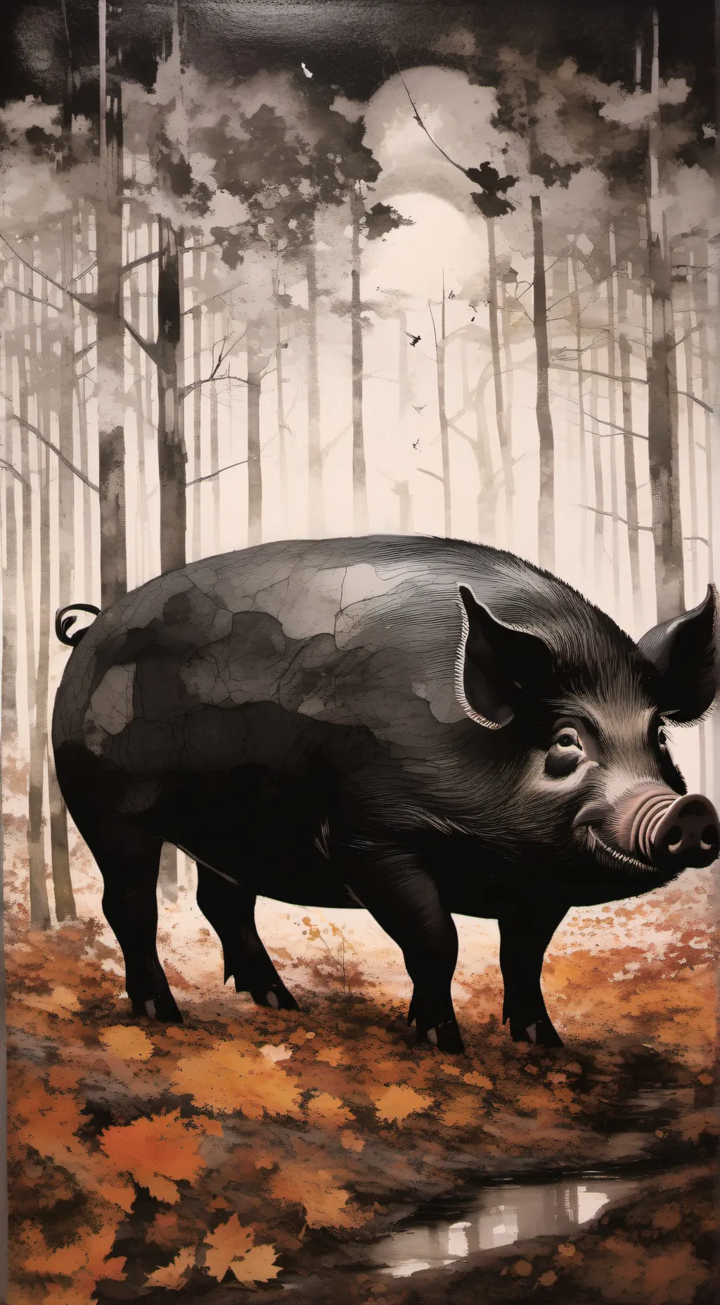 ai character: Tarot background