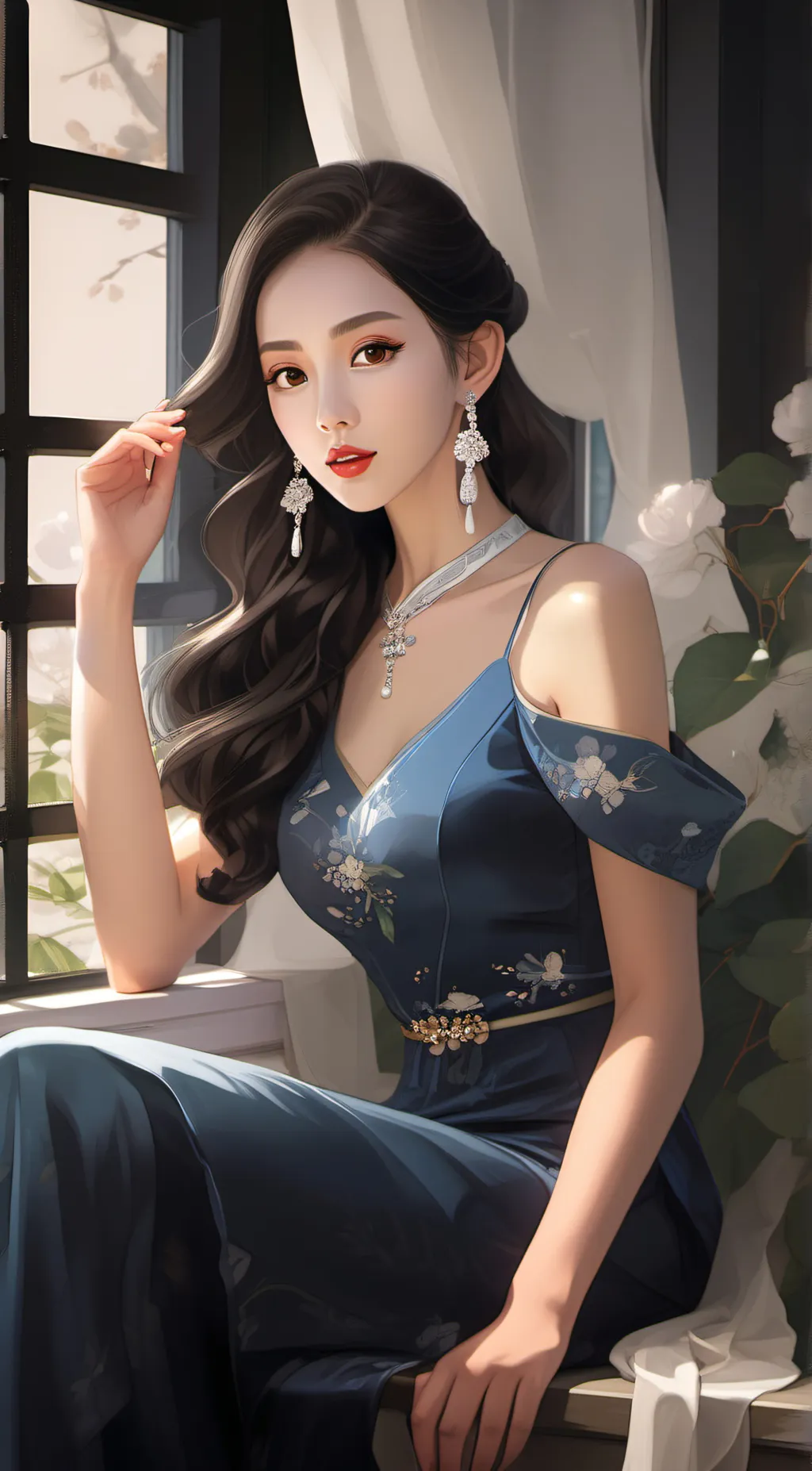 ai character: Victoria  background