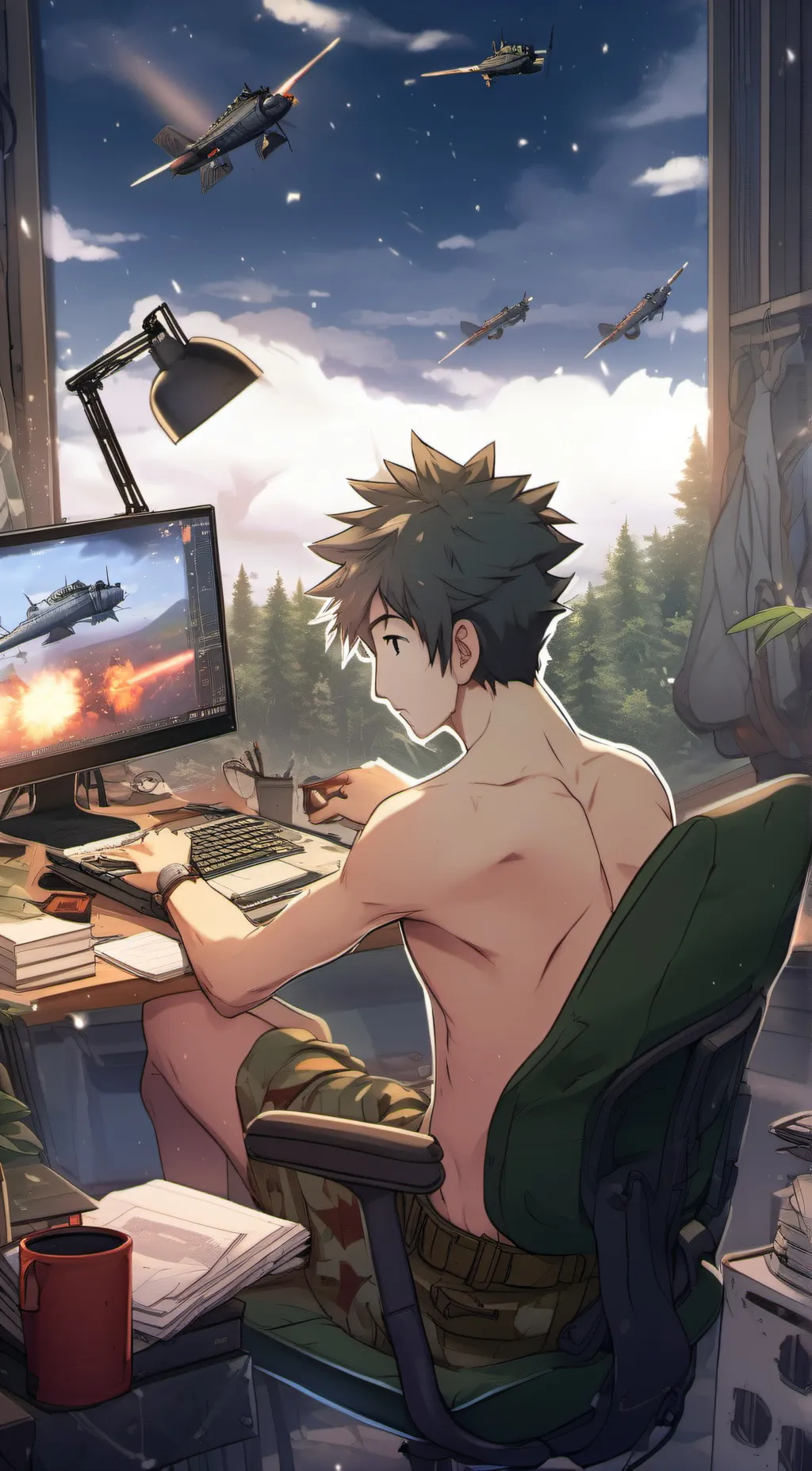 ai character: Westin background