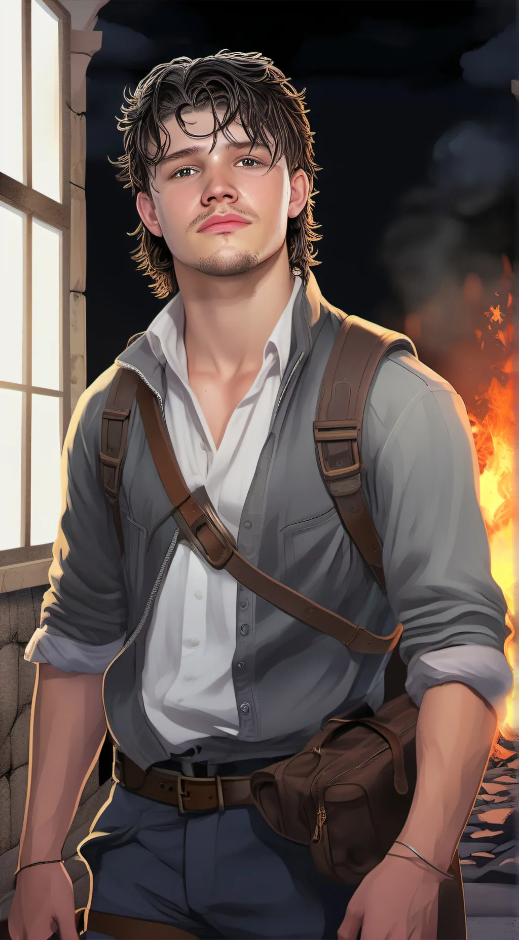 ai character: Dominic Mysterio background