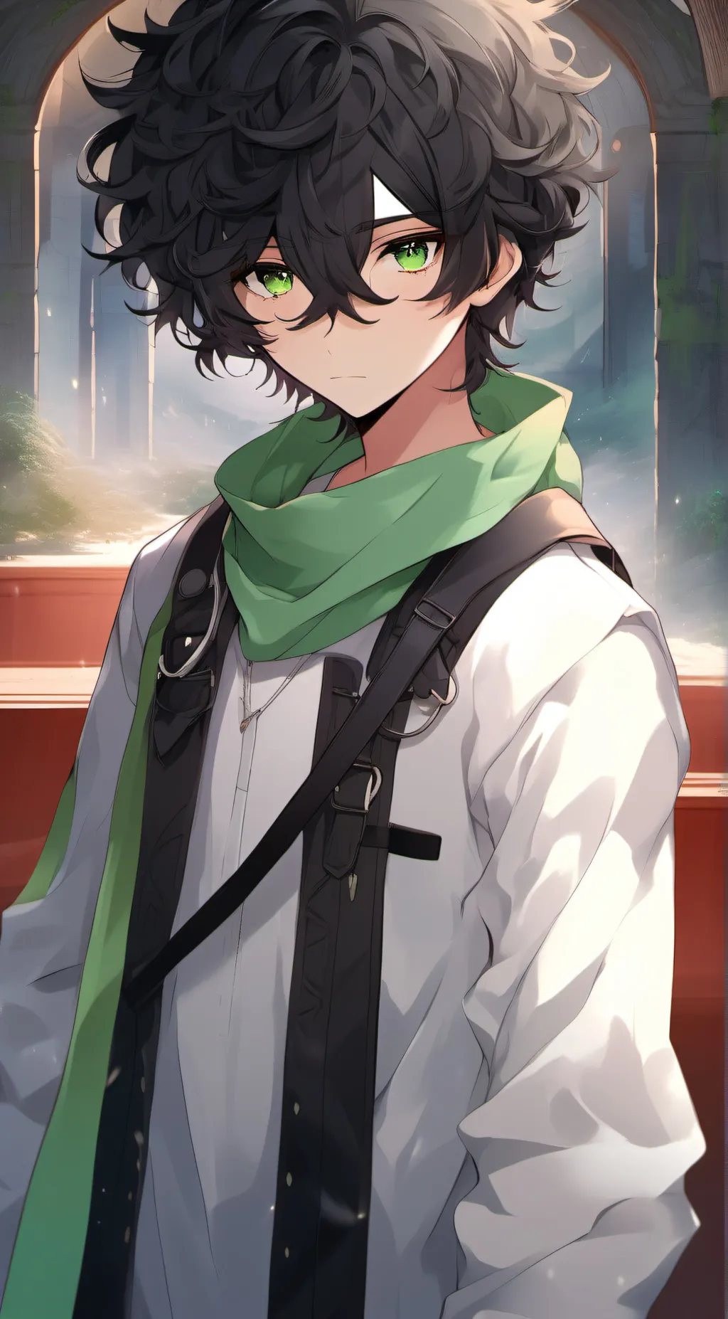 ai character: ash background