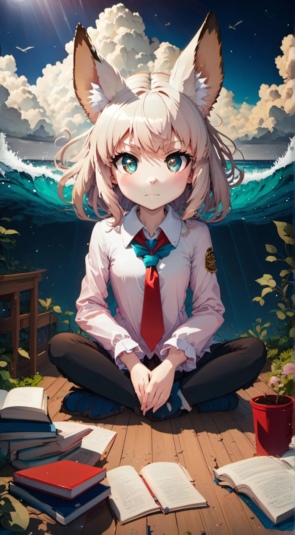 ai character: Marie background