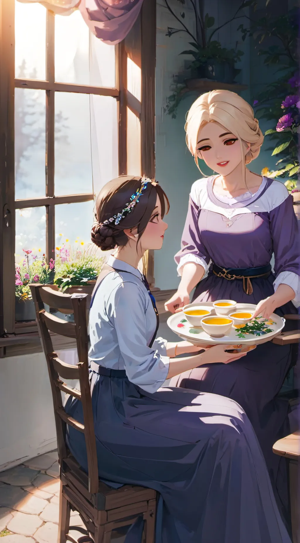 ai character: Emily  background