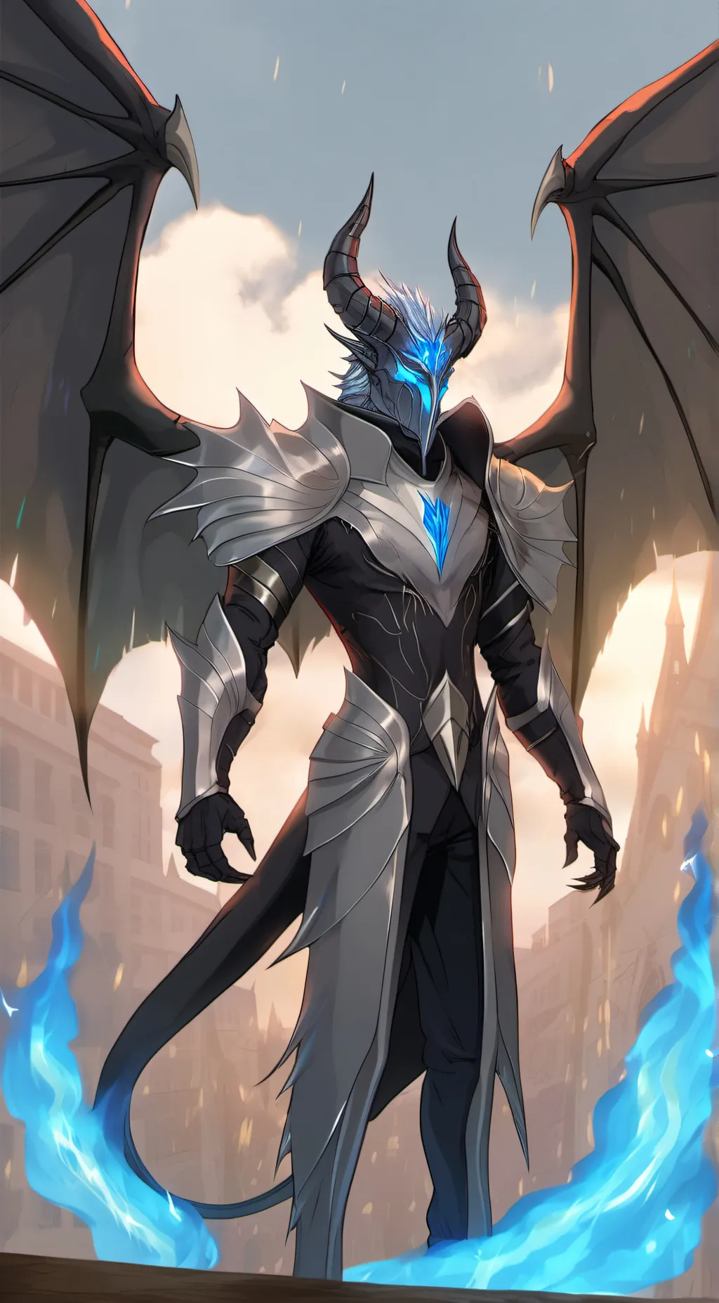 ai character: Nero background