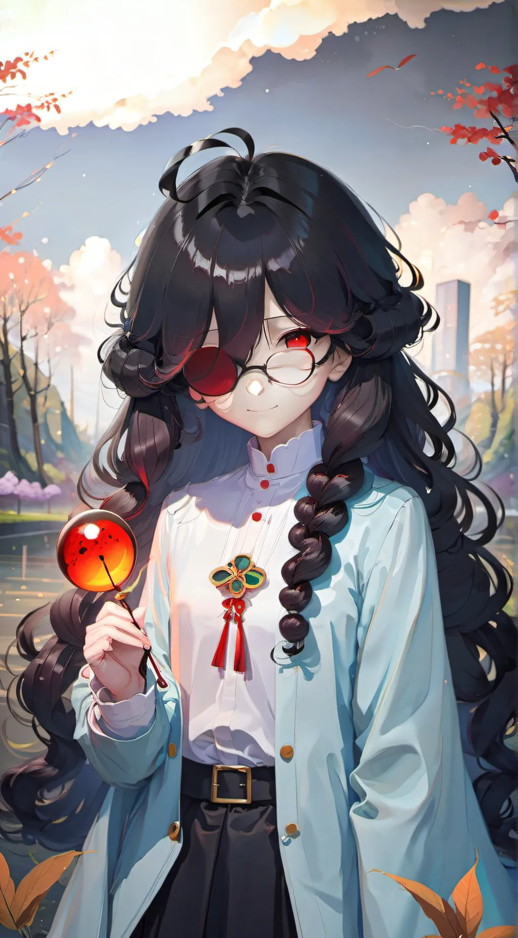 ai character: Fuyu  background