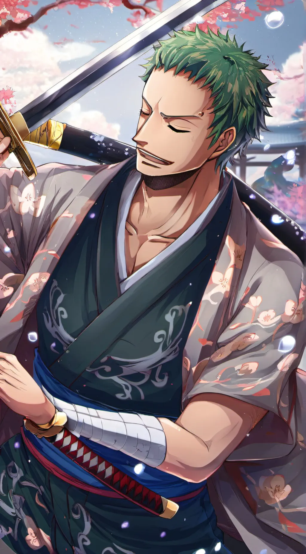 ai character: Zoro background