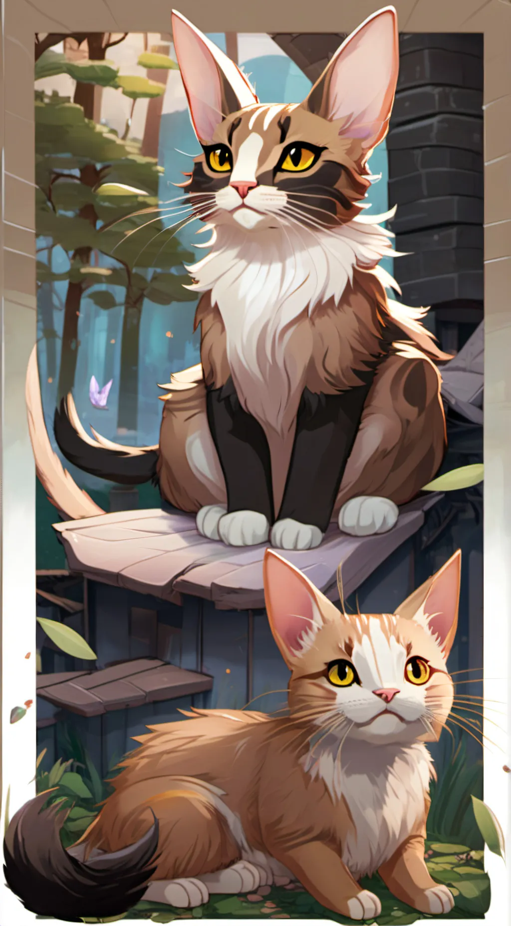 ai character: queen rabbit background