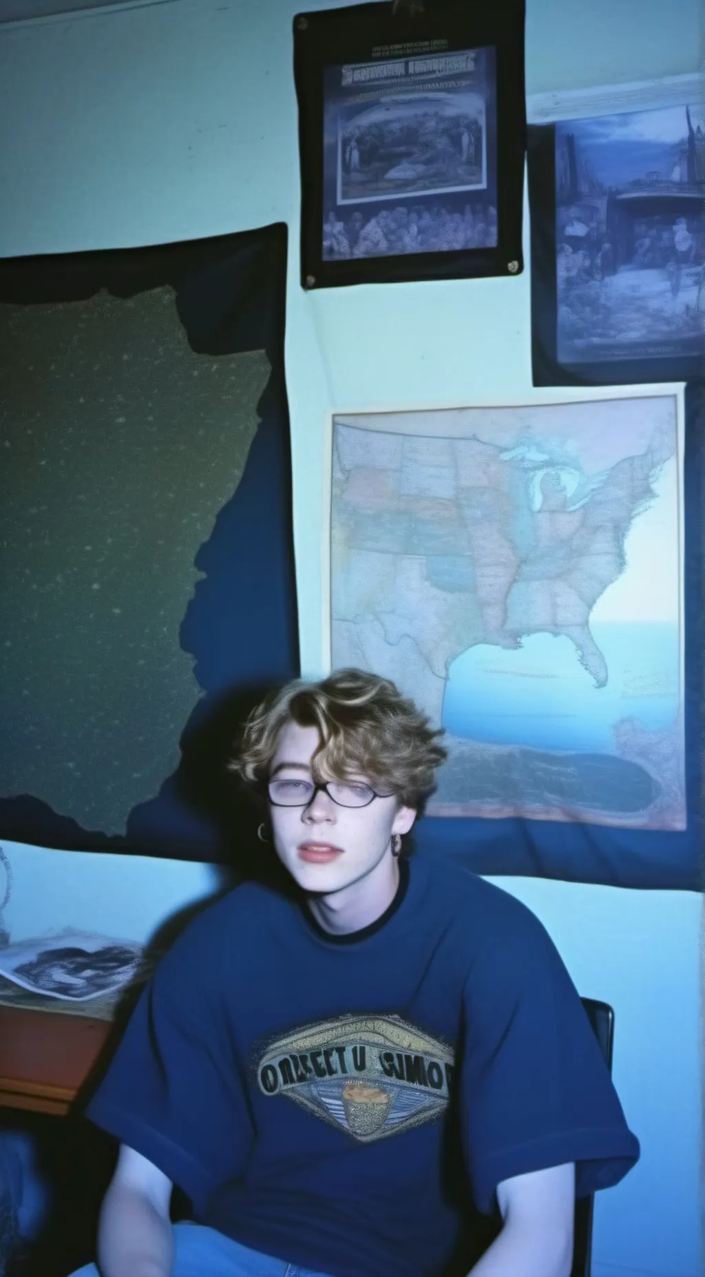 ai character: Calvin  background