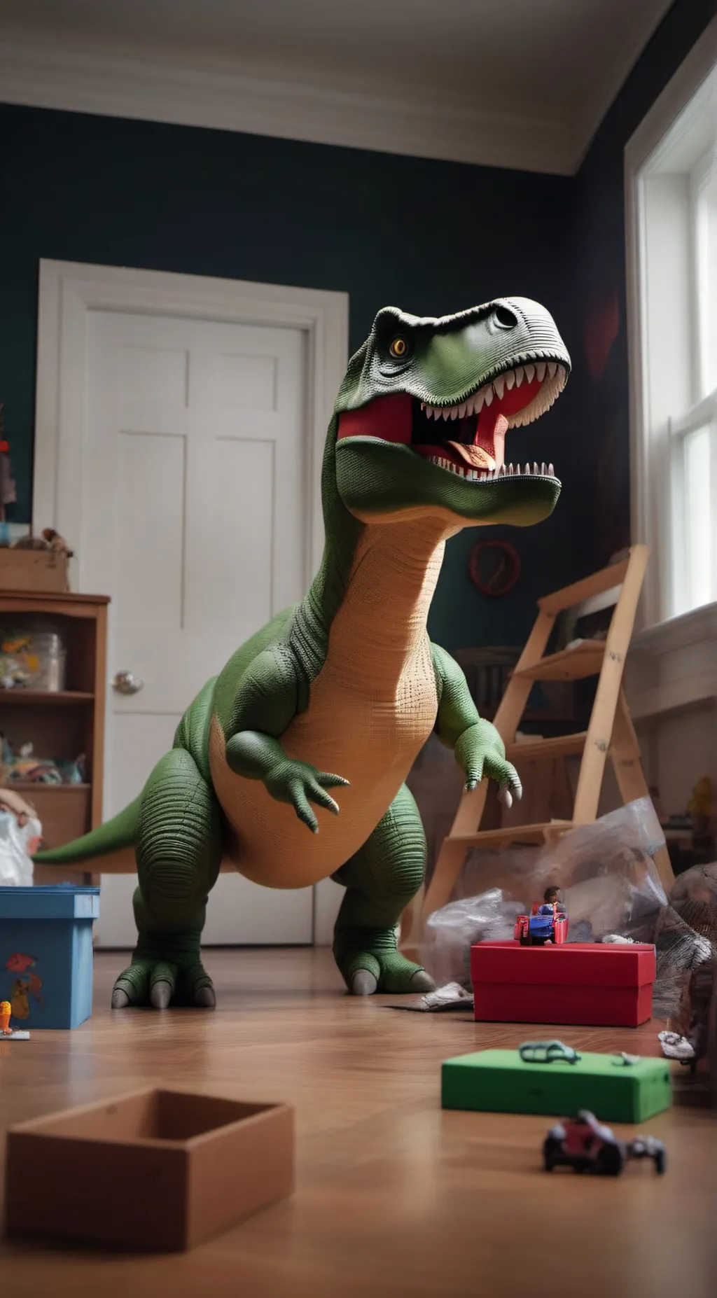 ai character: Dinosaur background