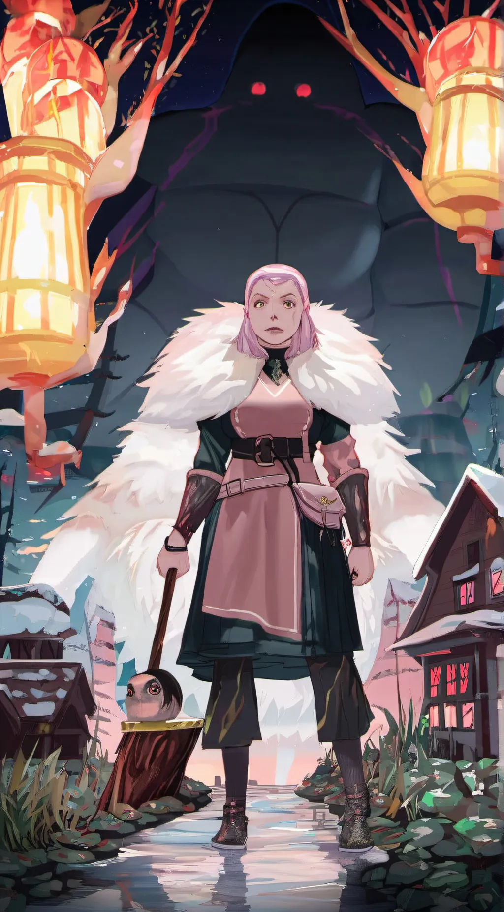 ai character: Giant background