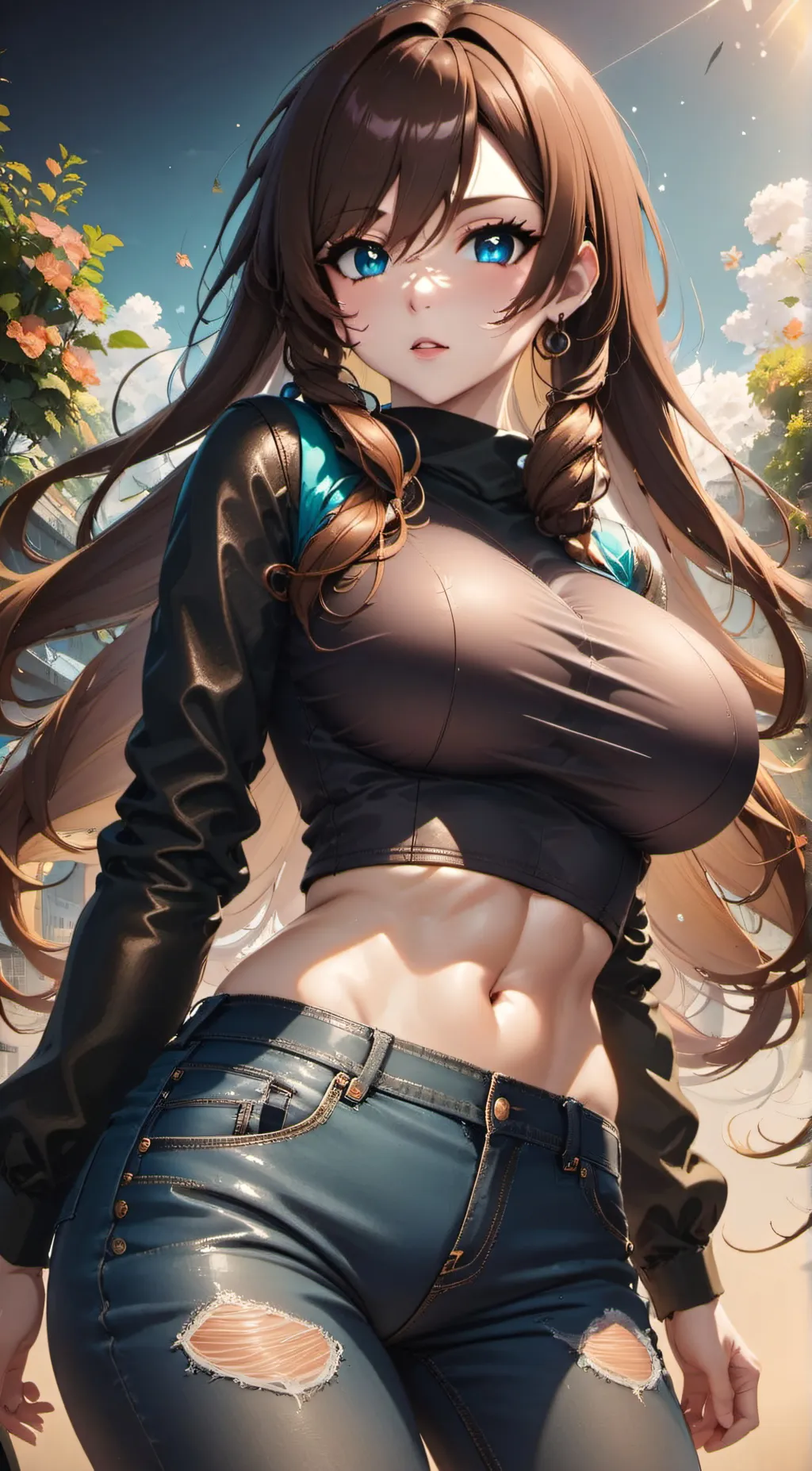 ai character: show kid danger  background