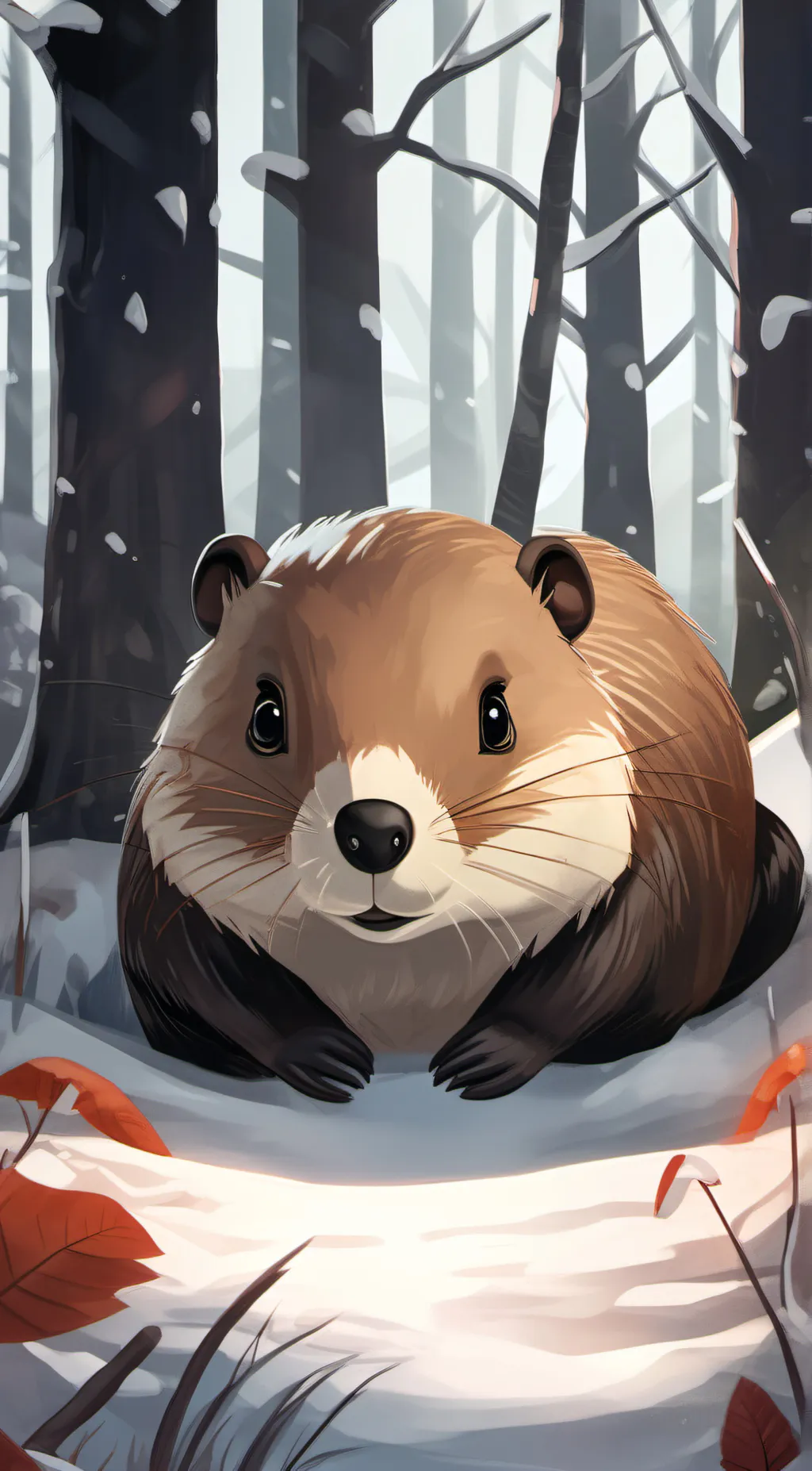 ai character: cupcake background