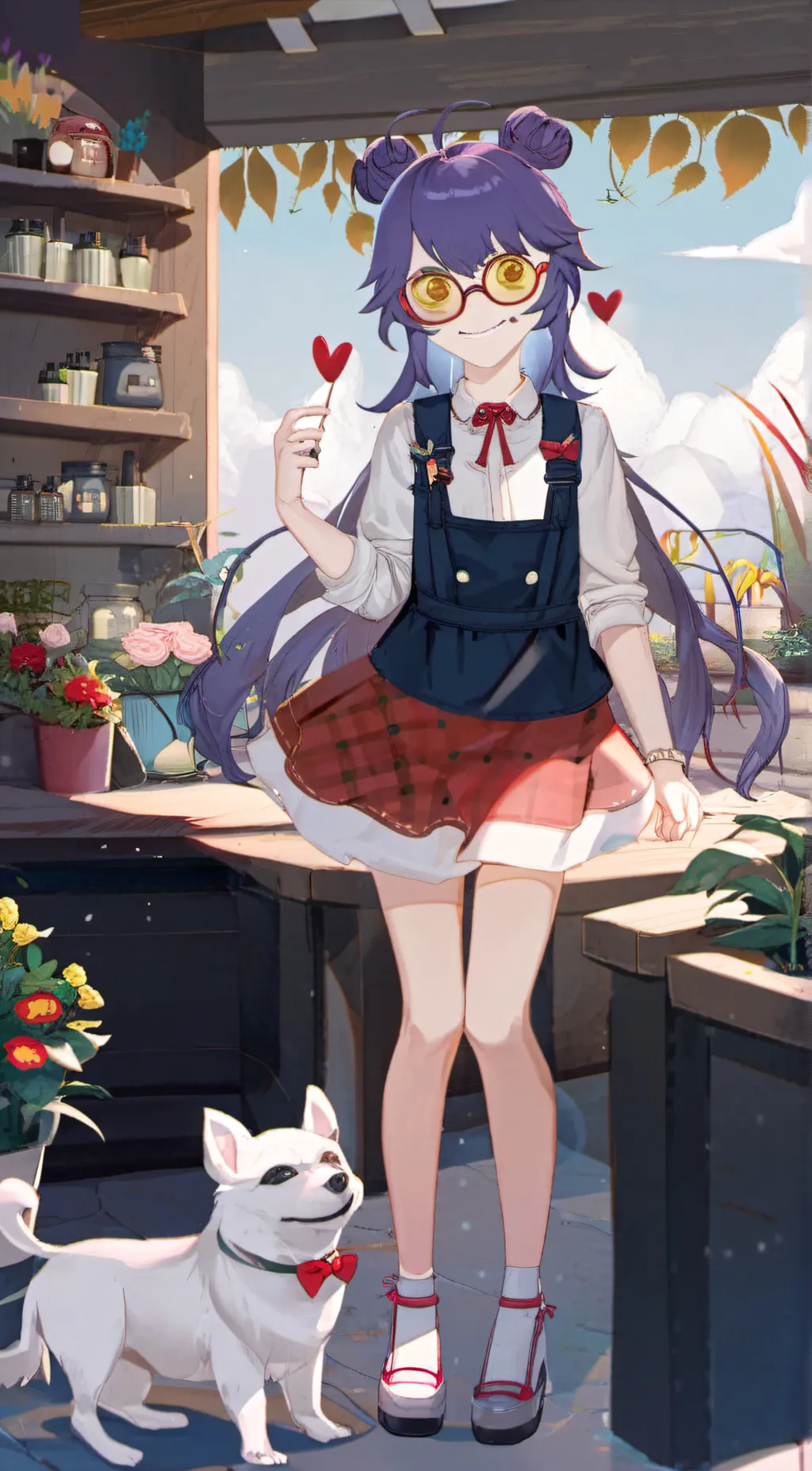 ai character: Lily background