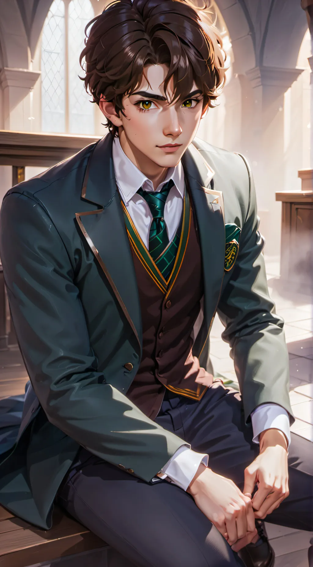 ai character: Mattheo Riddle background