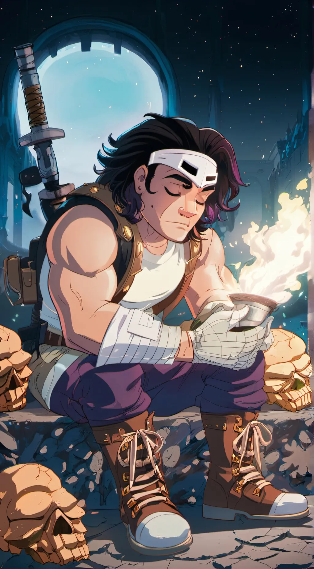 ai character: Casey Jones background