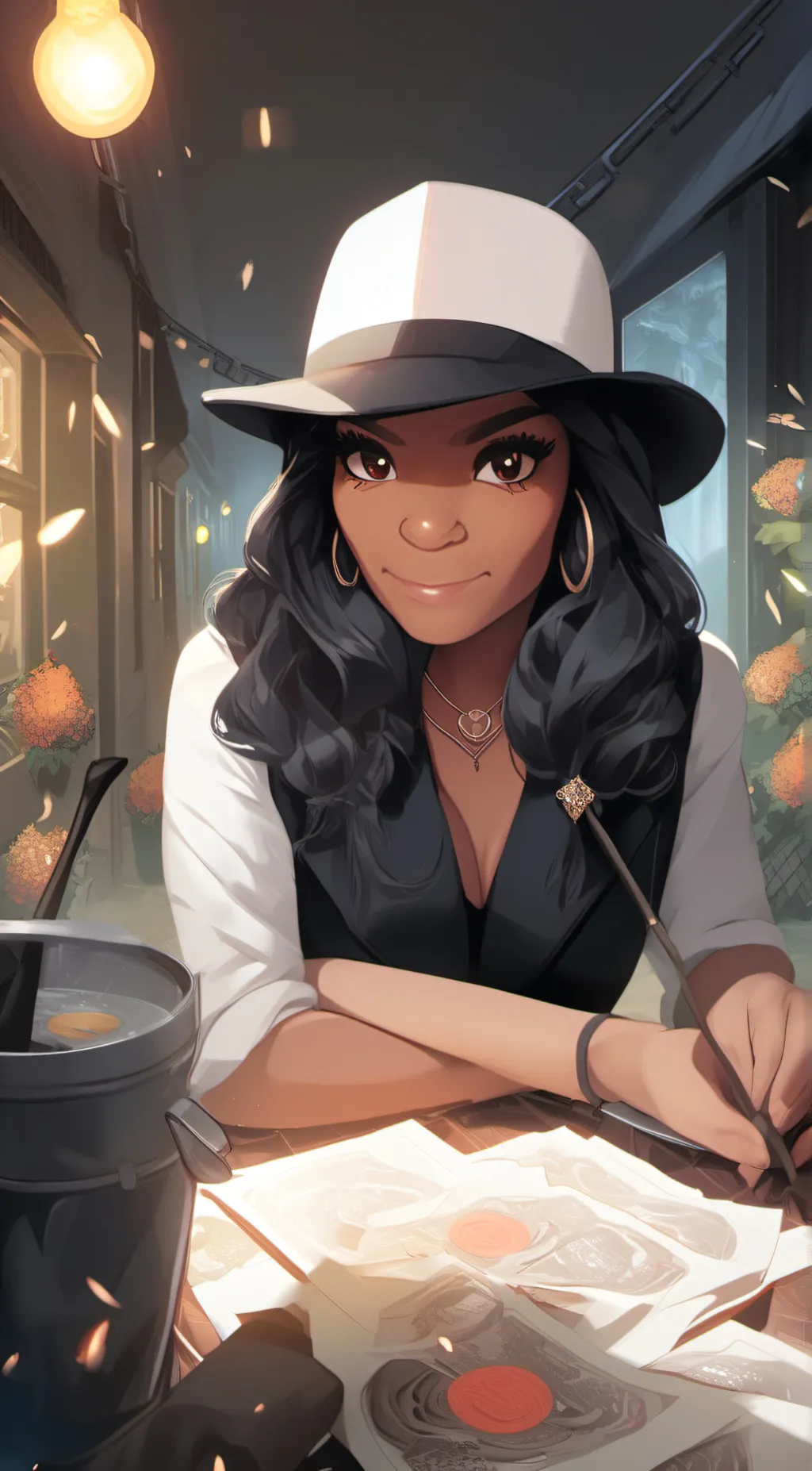 ai character: Nikki Smokes  background