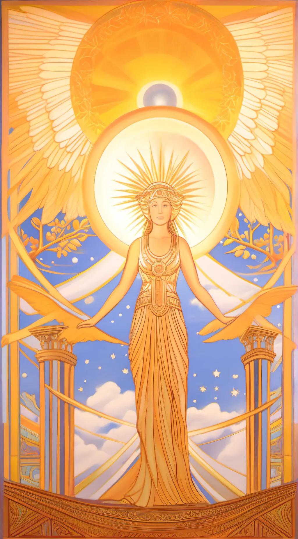 ai character: Aria background