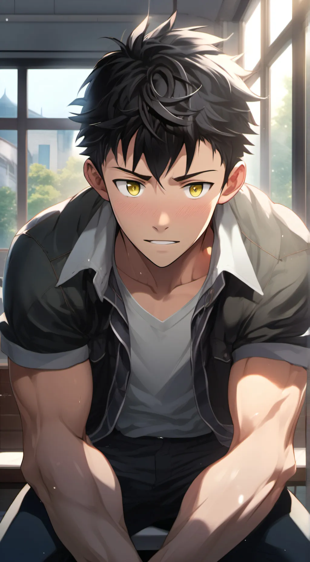 ai character: Keita Ichimaru background