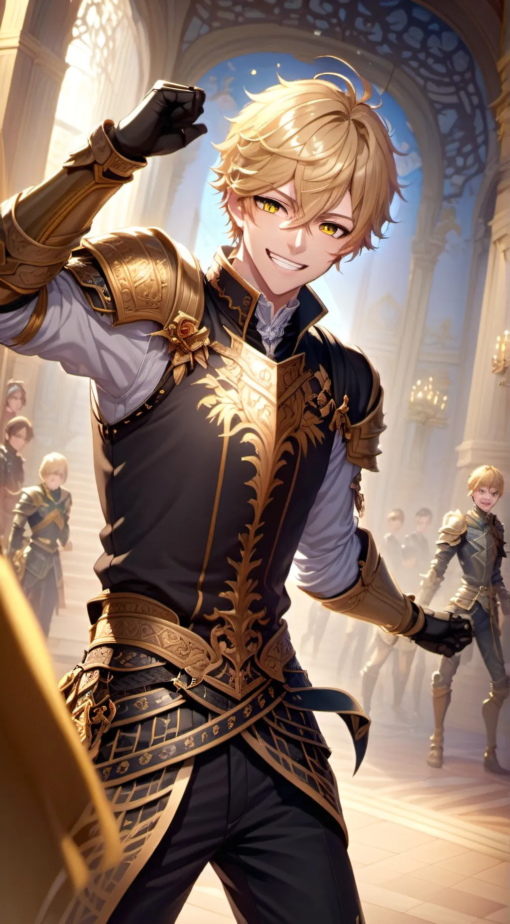 ai character: Officer smith  background