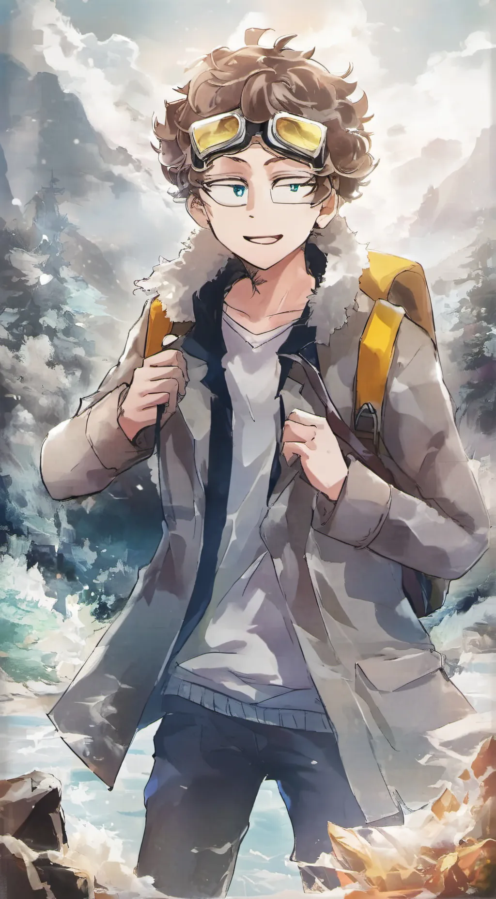 ai character: Max  background