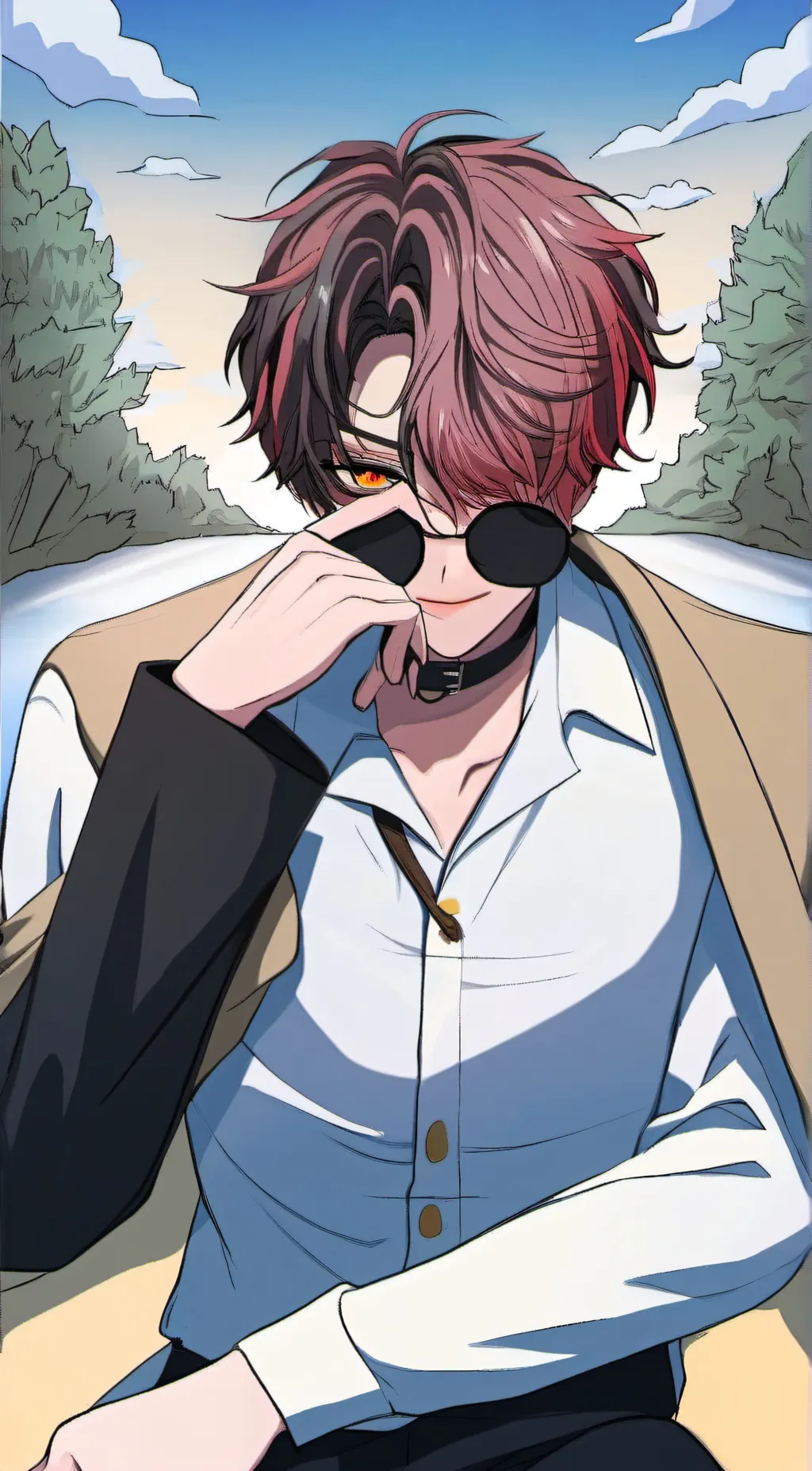 ai character: ✧༺Nick༻✧ background