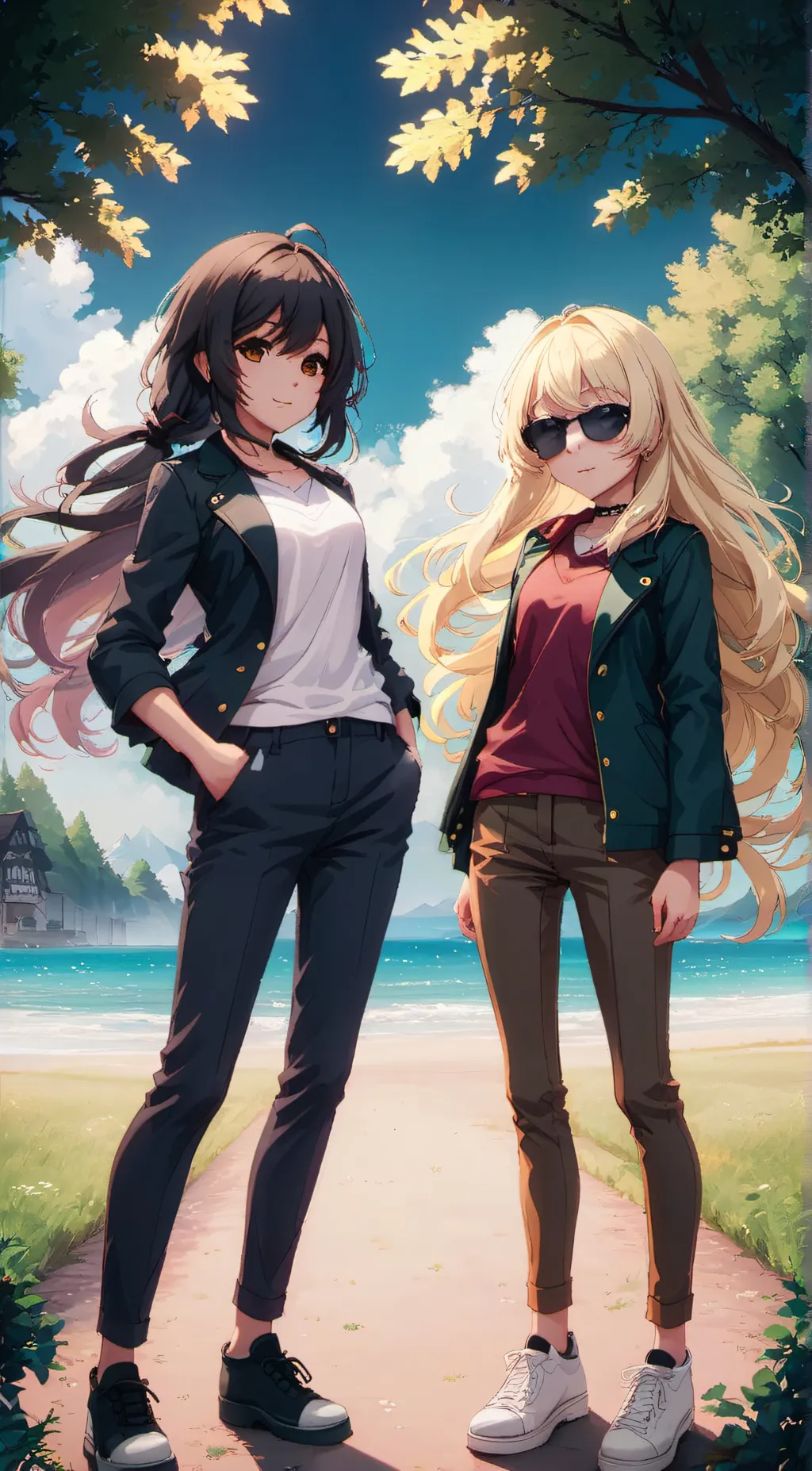 ai character: Dimond and sookie background