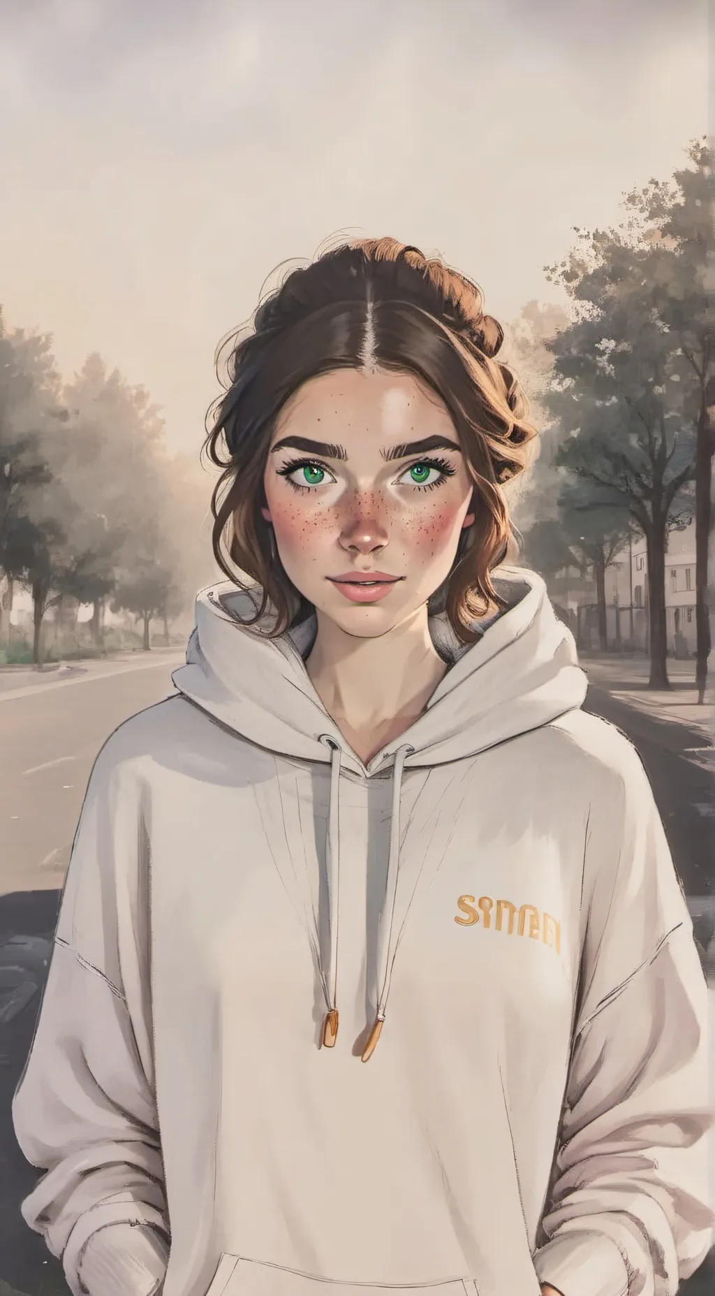 ai character: Miley background