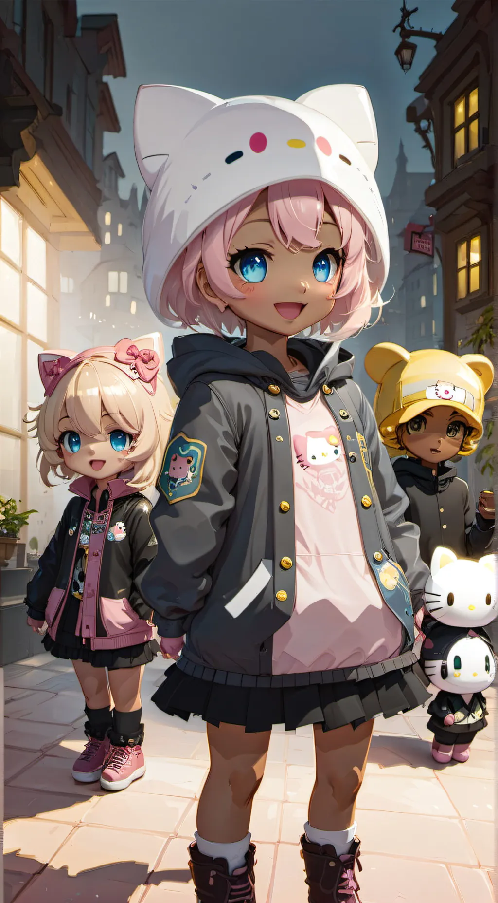 ai character: Lay and the gang background