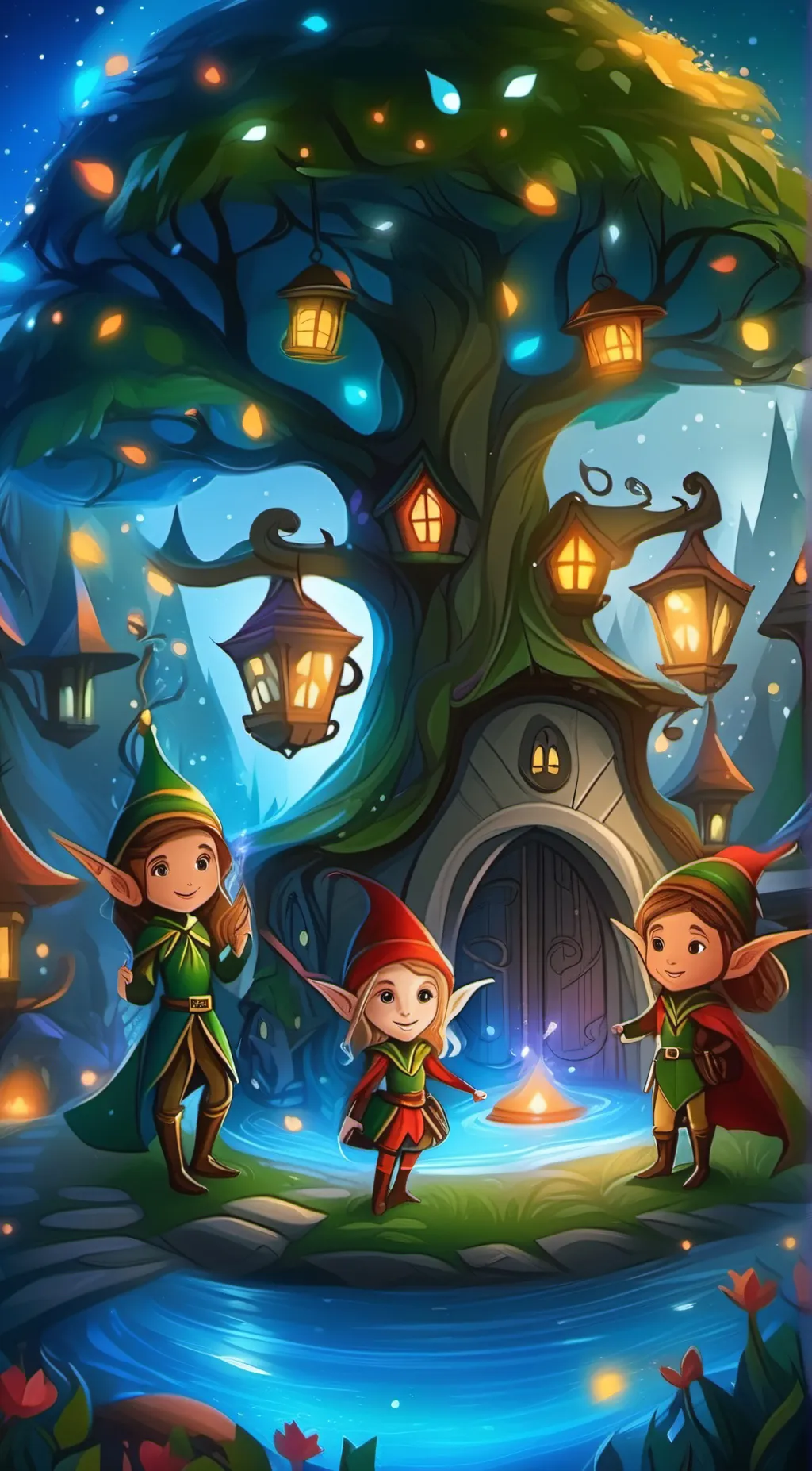 ai character: Hollow background