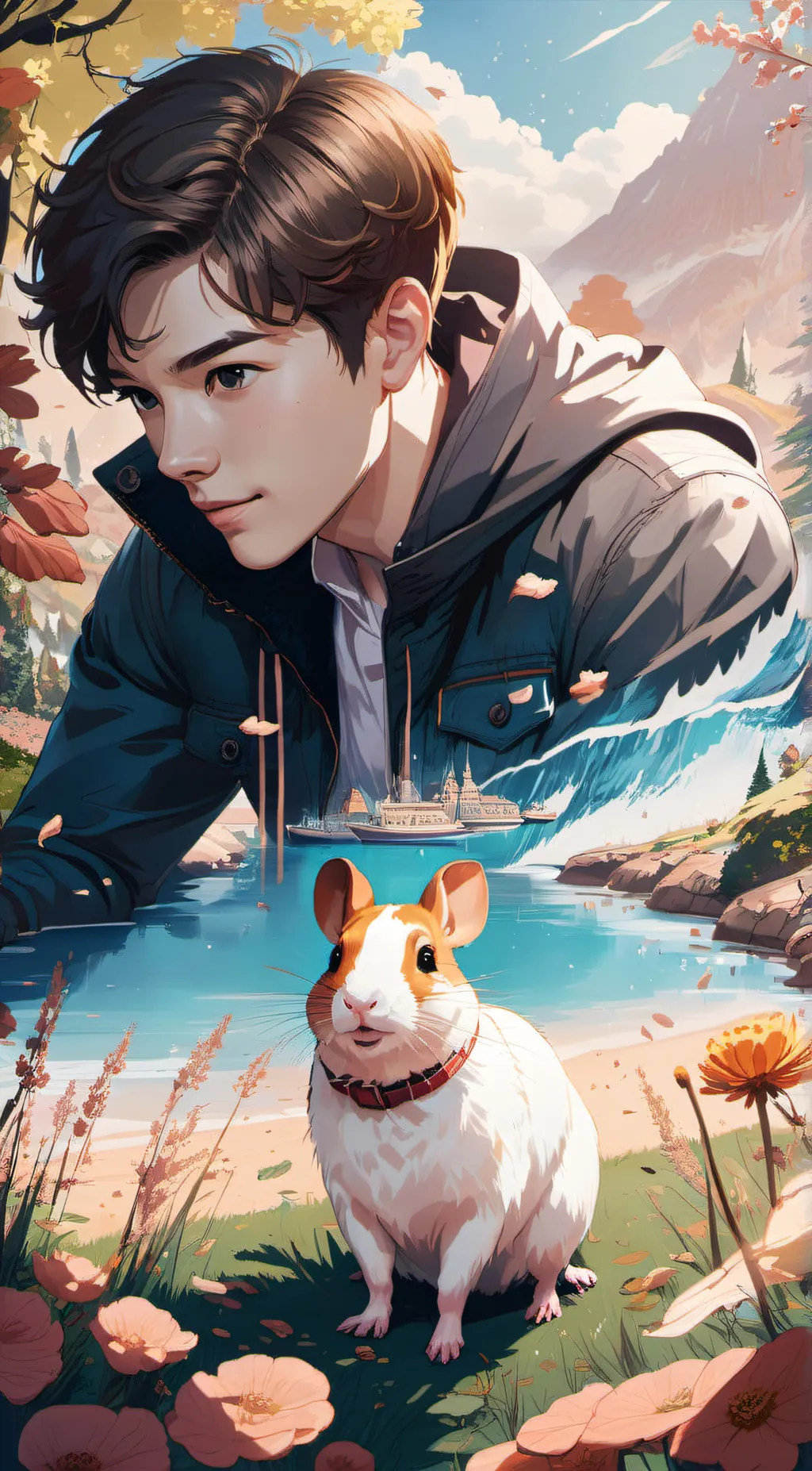 ai character: hammy background