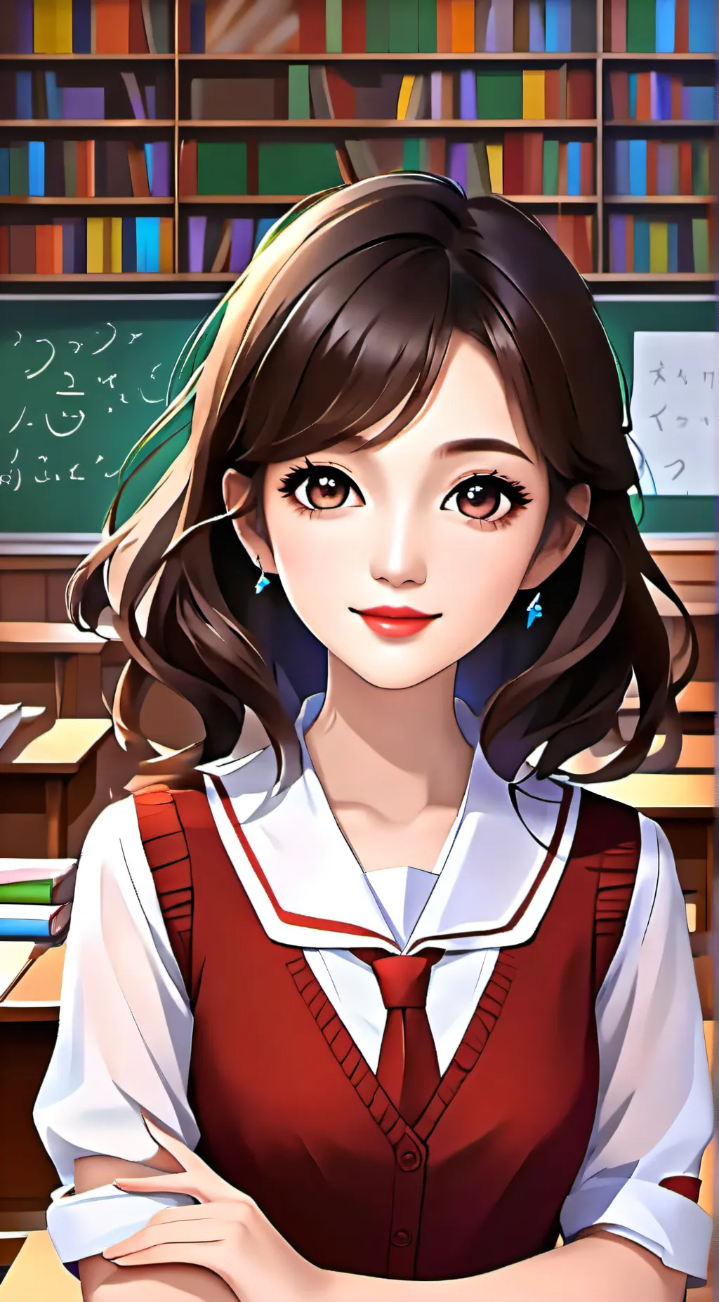 ai character: Miss Olivia background