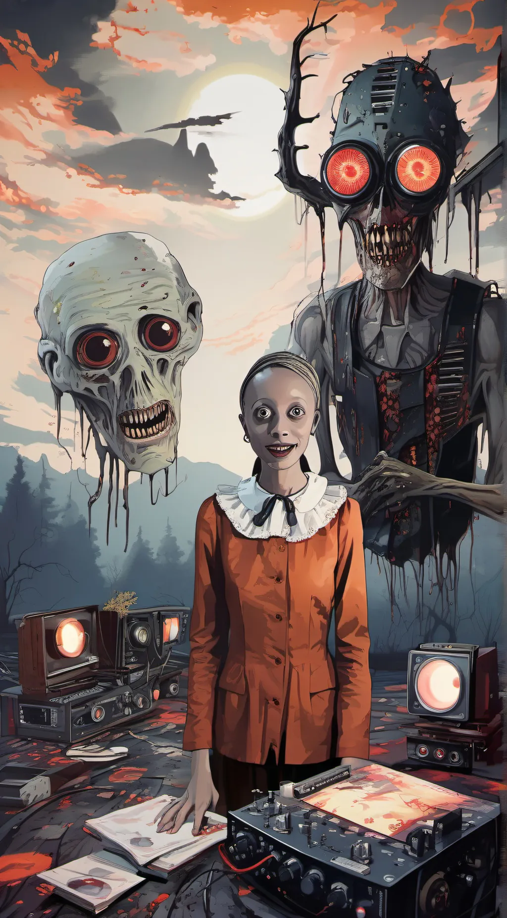 ai character: Odo background