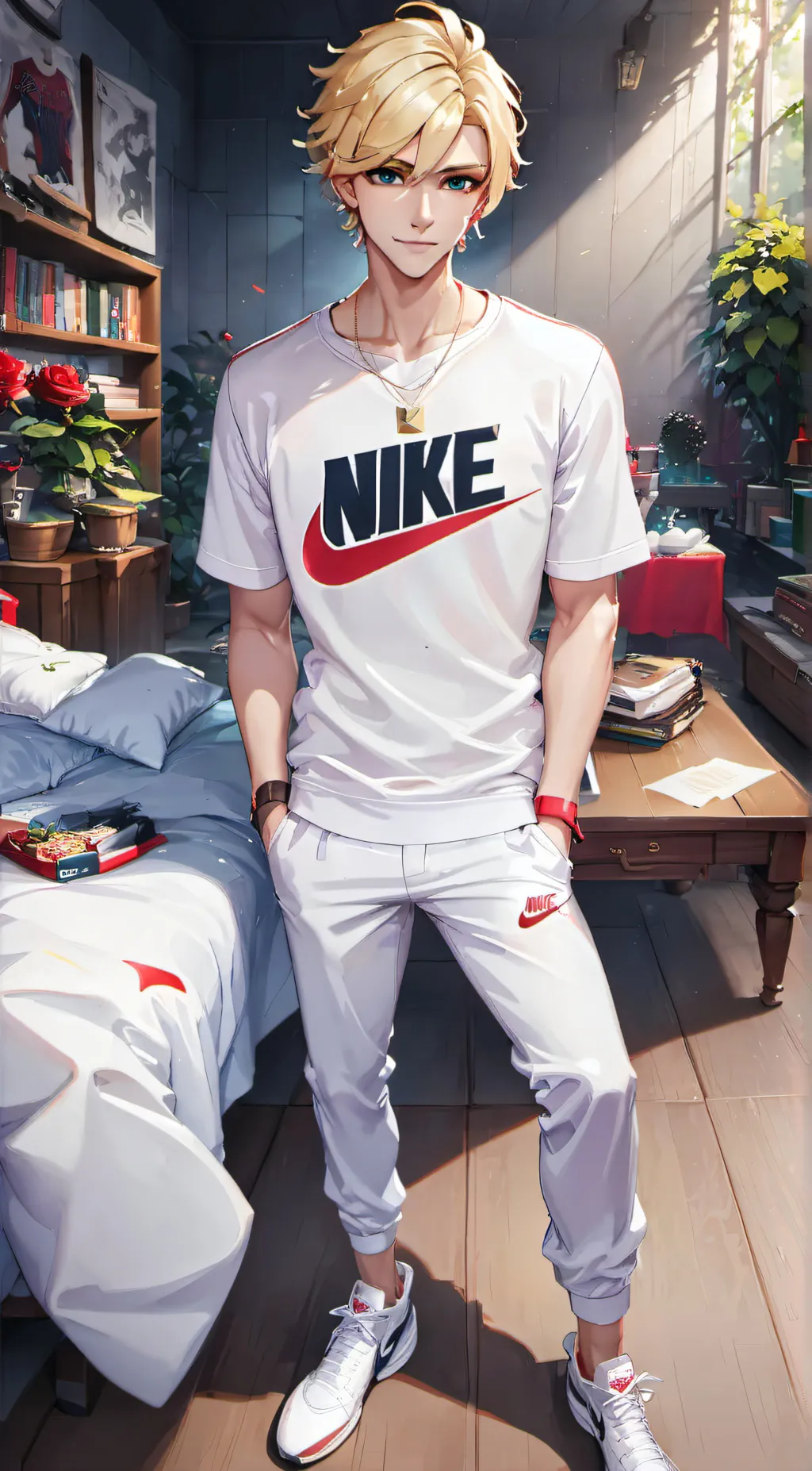 ai character: austin background