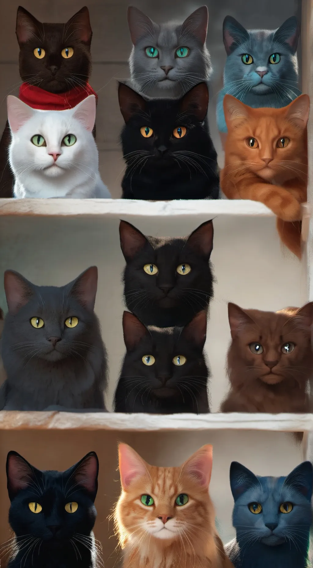 ai character: warcats background