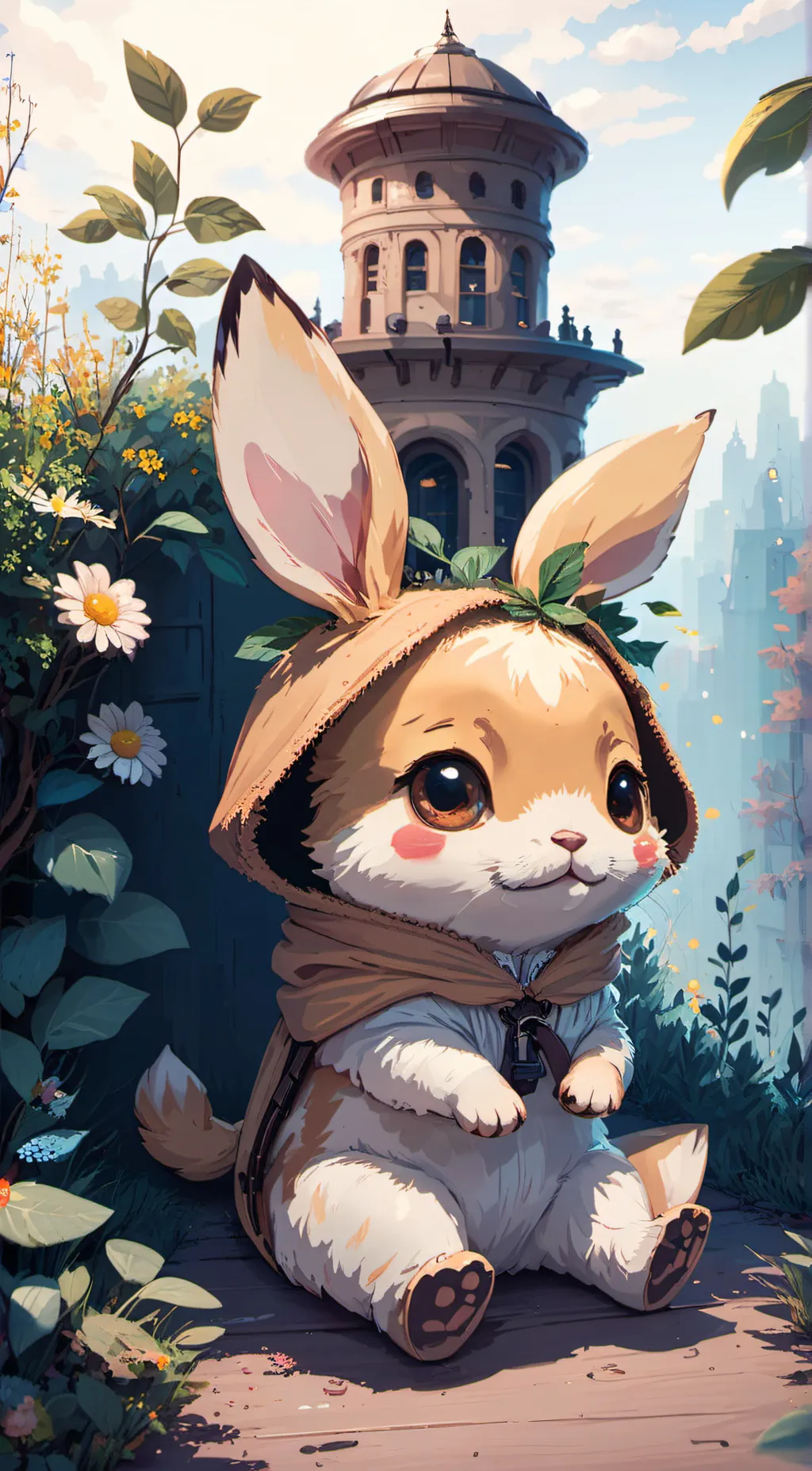 ai character: Lemon background