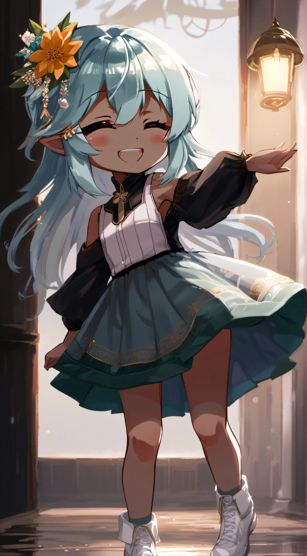 ai character: Elara Everstar background