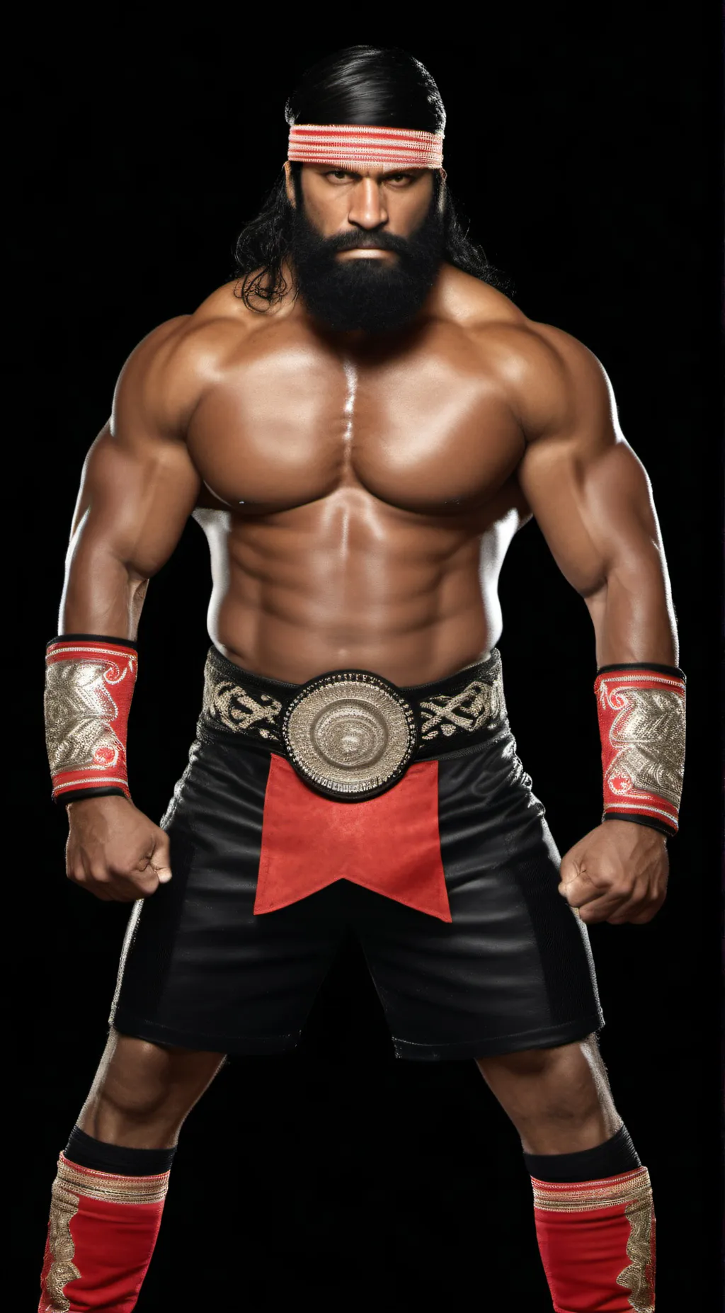 ai character: Jinder Mahal background