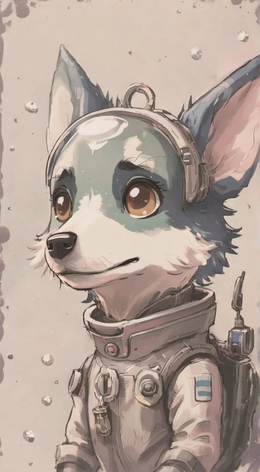 ai character: moss background